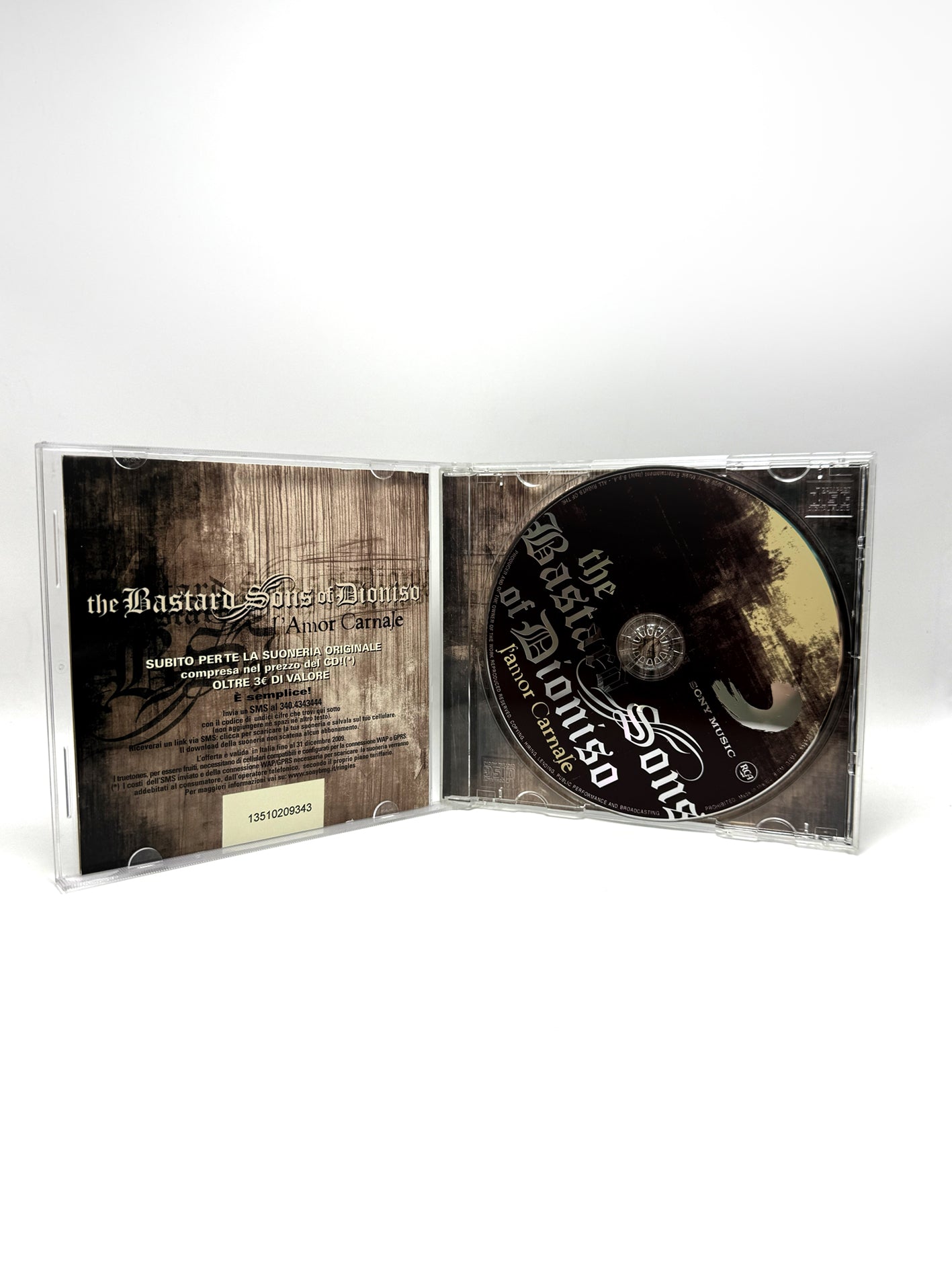 The Bastard Sons Of Dioniso L'Amor Carnale CD 2009