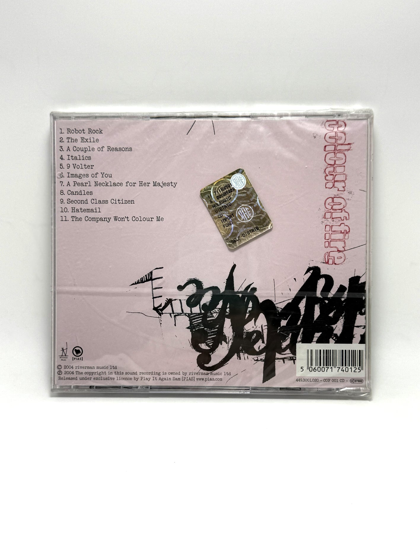 Colour Of Fire Pearl Necklace CD 2004