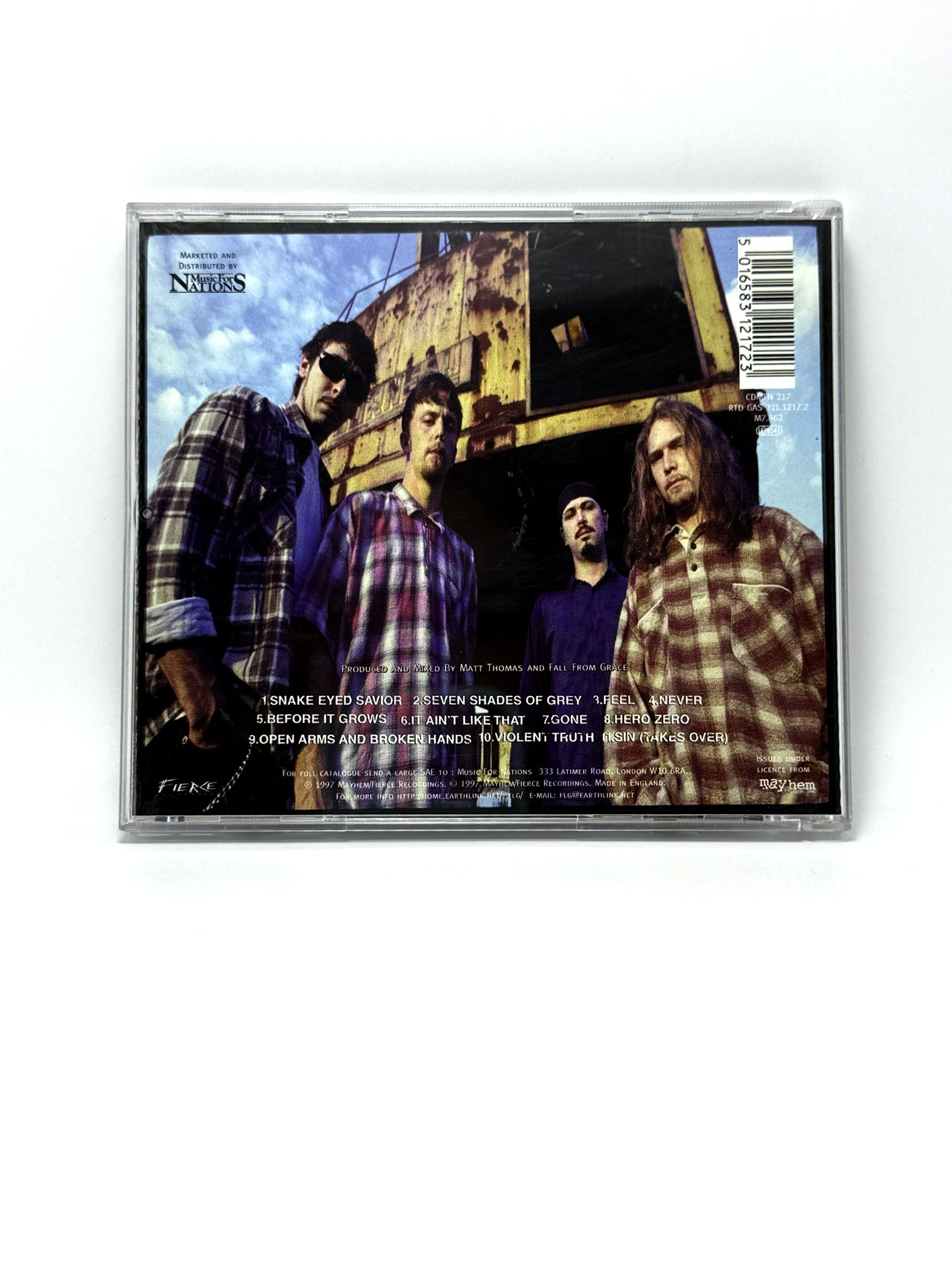 Fall From Grace Fall From Grace CD 1997