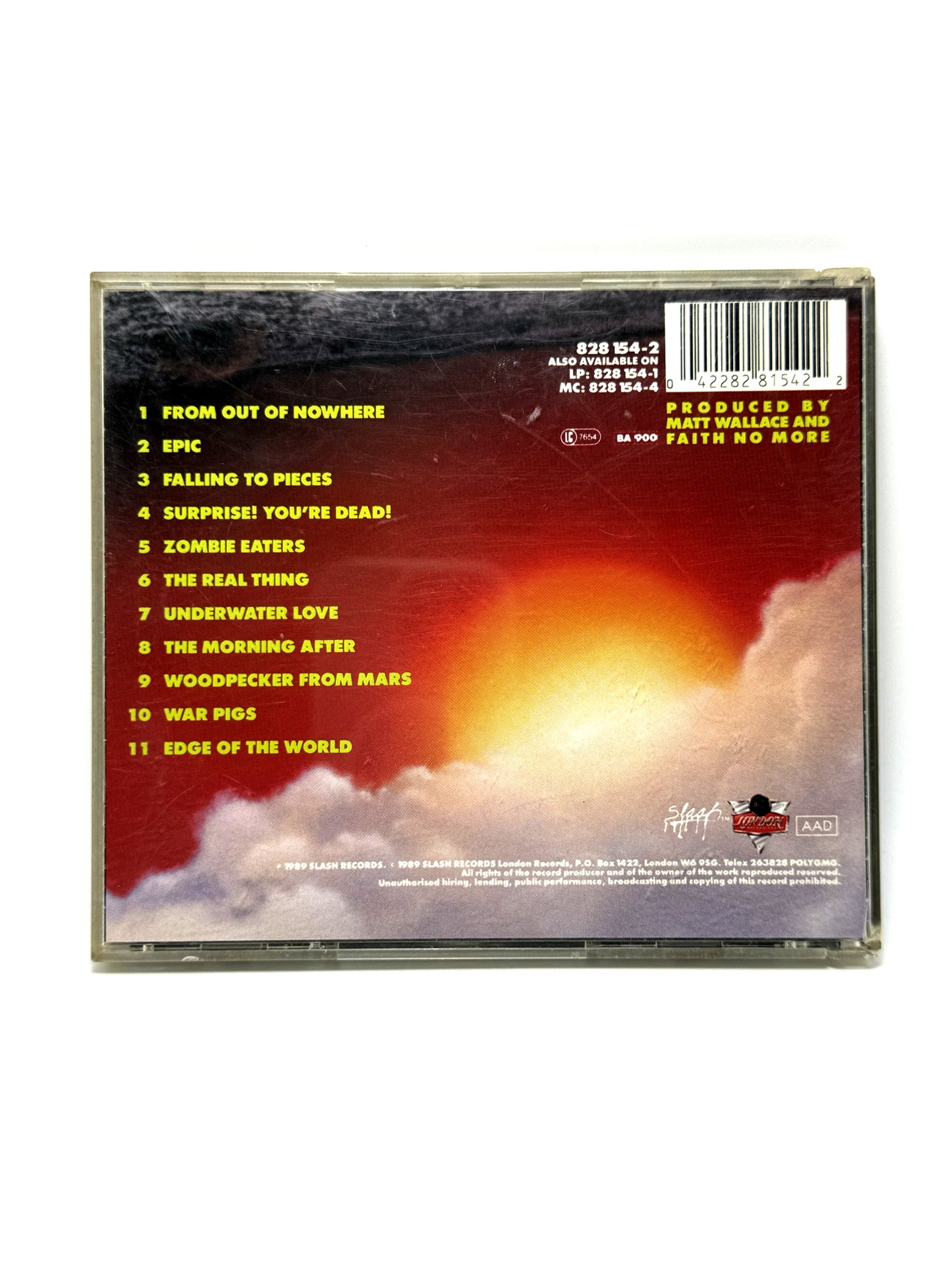 Faith No More The Real Thing CD