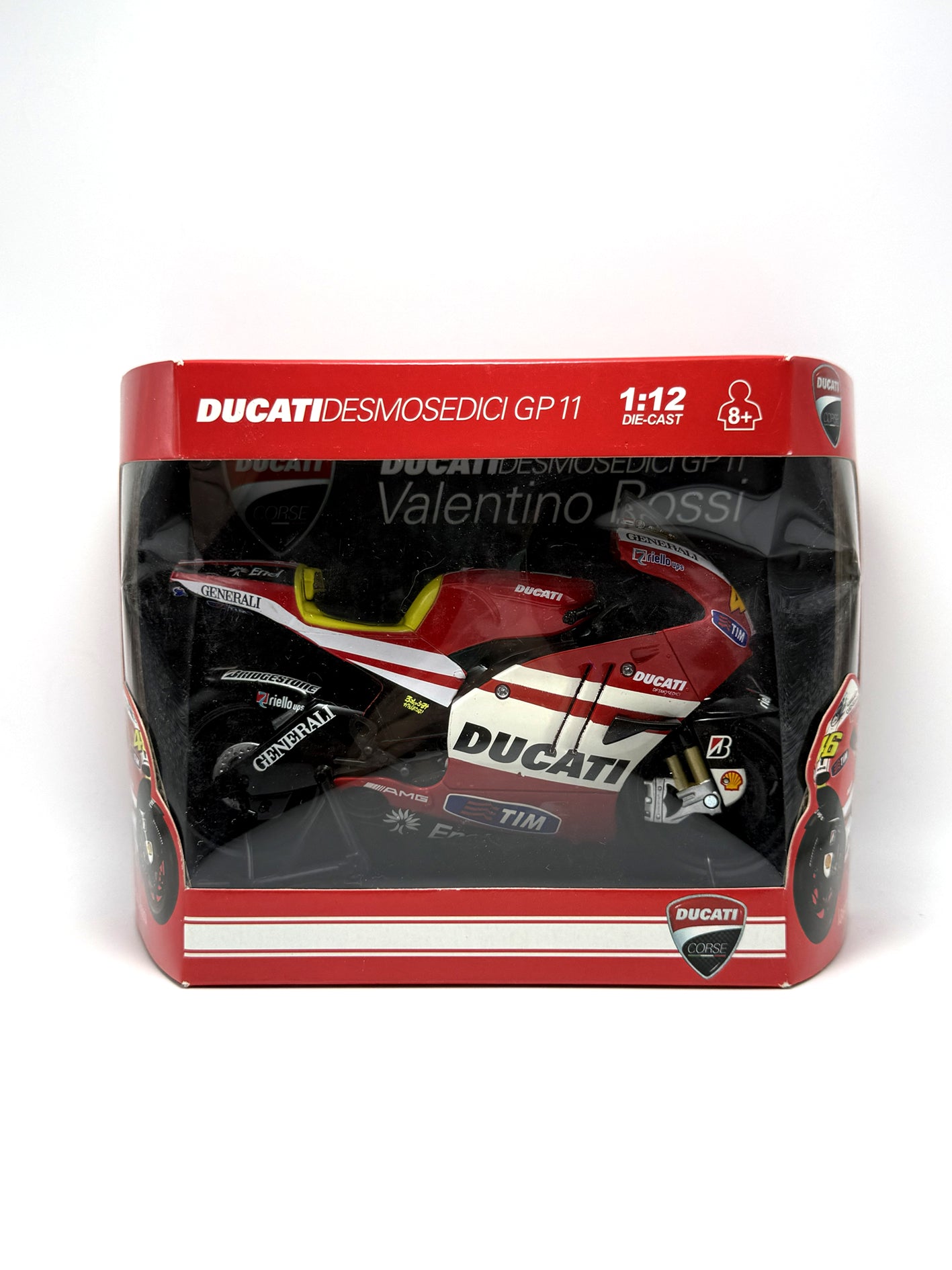 Ducati Desmosedici 1:12 GP11 Valentino Rossi 2011 Modellino moto New Ray