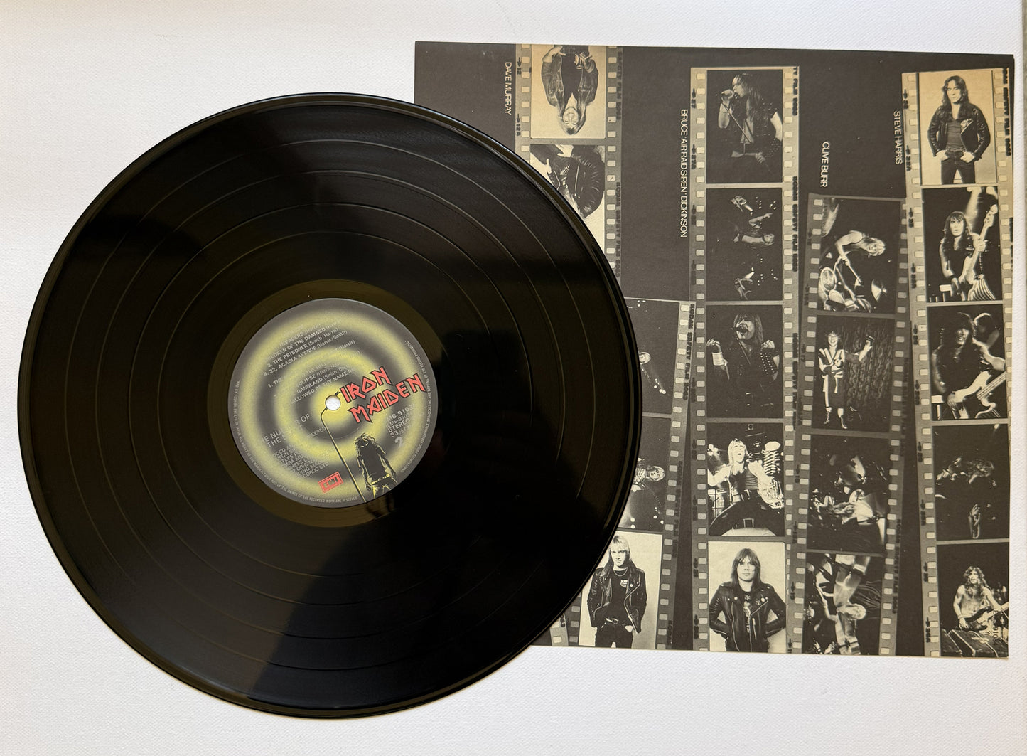Iron Maiden The Number Of The Beast EMI EMS-91034 with OBI Japan LP Vinyl Disco 33 giri Vinile
