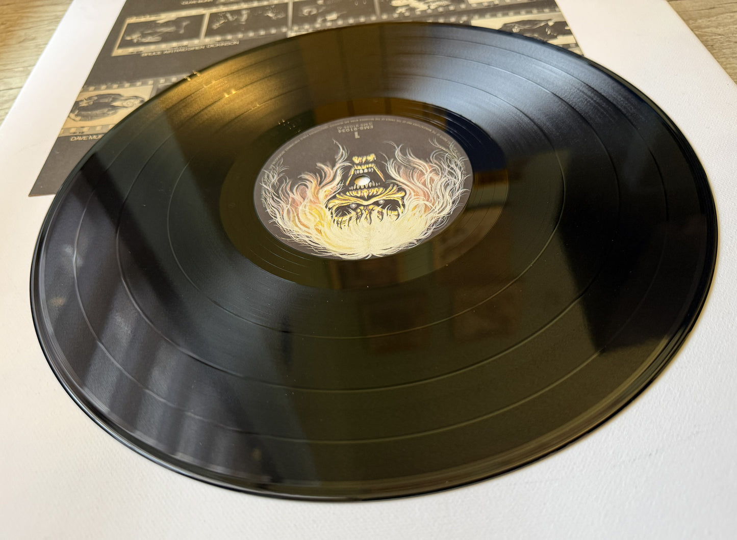 Iron Maiden The Number Of The Beast EMI EMS-91034 with OBI Japan LP Vinyl Disco 33 giri Vinile