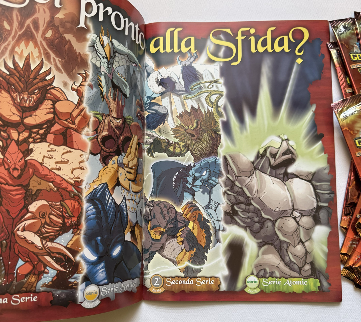 Gormiti Battle Cards Book Album + 30 pacchetti sigillati