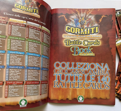 Gormiti Battle Cards Book Album + 30 pacchetti sigillati