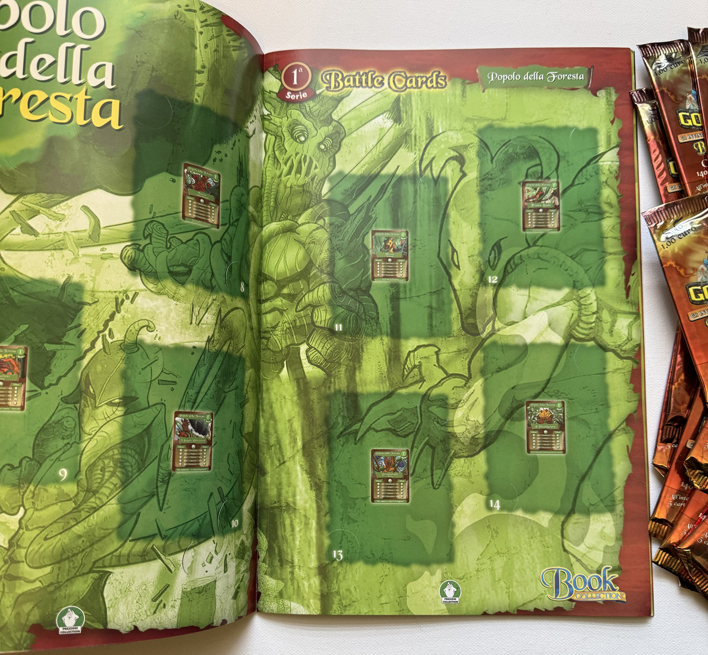 Gormiti Battle Cards Book Album + 30 pacchetti sigillati
