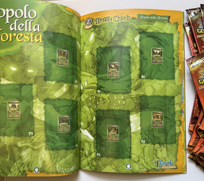 Gormiti Battle Cards Book Album + 30 pacchetti sigillati