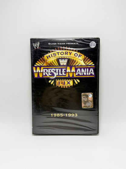 Wwe History of Wrestlemania I-IX DVD Film Movie