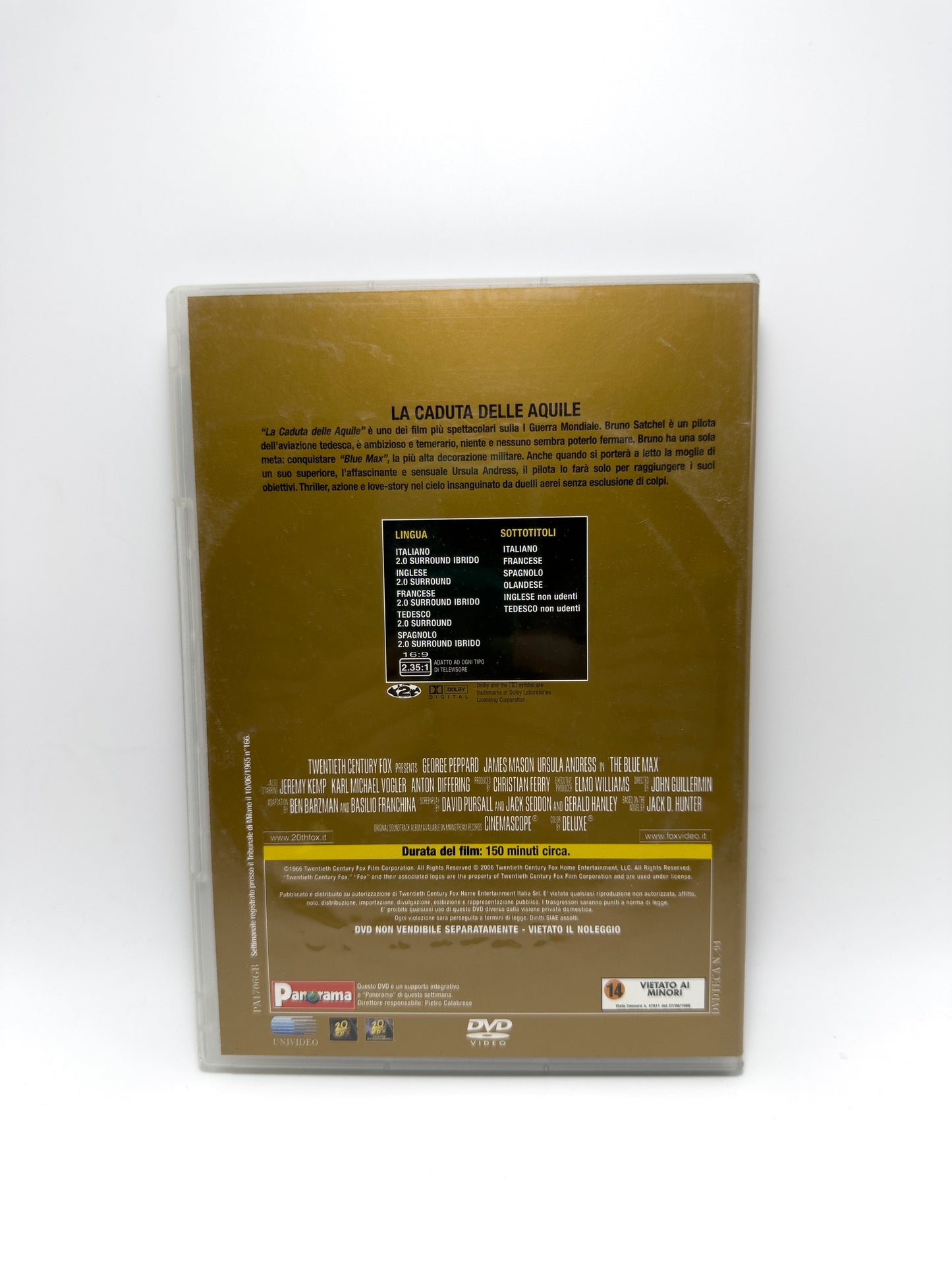 La Caduta delle Aquile Le grandi battaglie Panorama DVD Film Movie