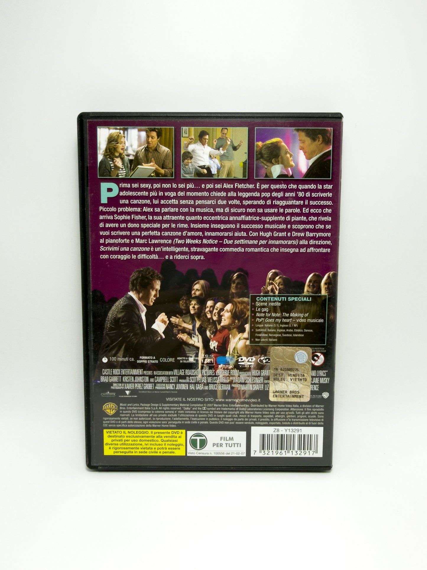Scrivimi una canzone DVD Film Movie