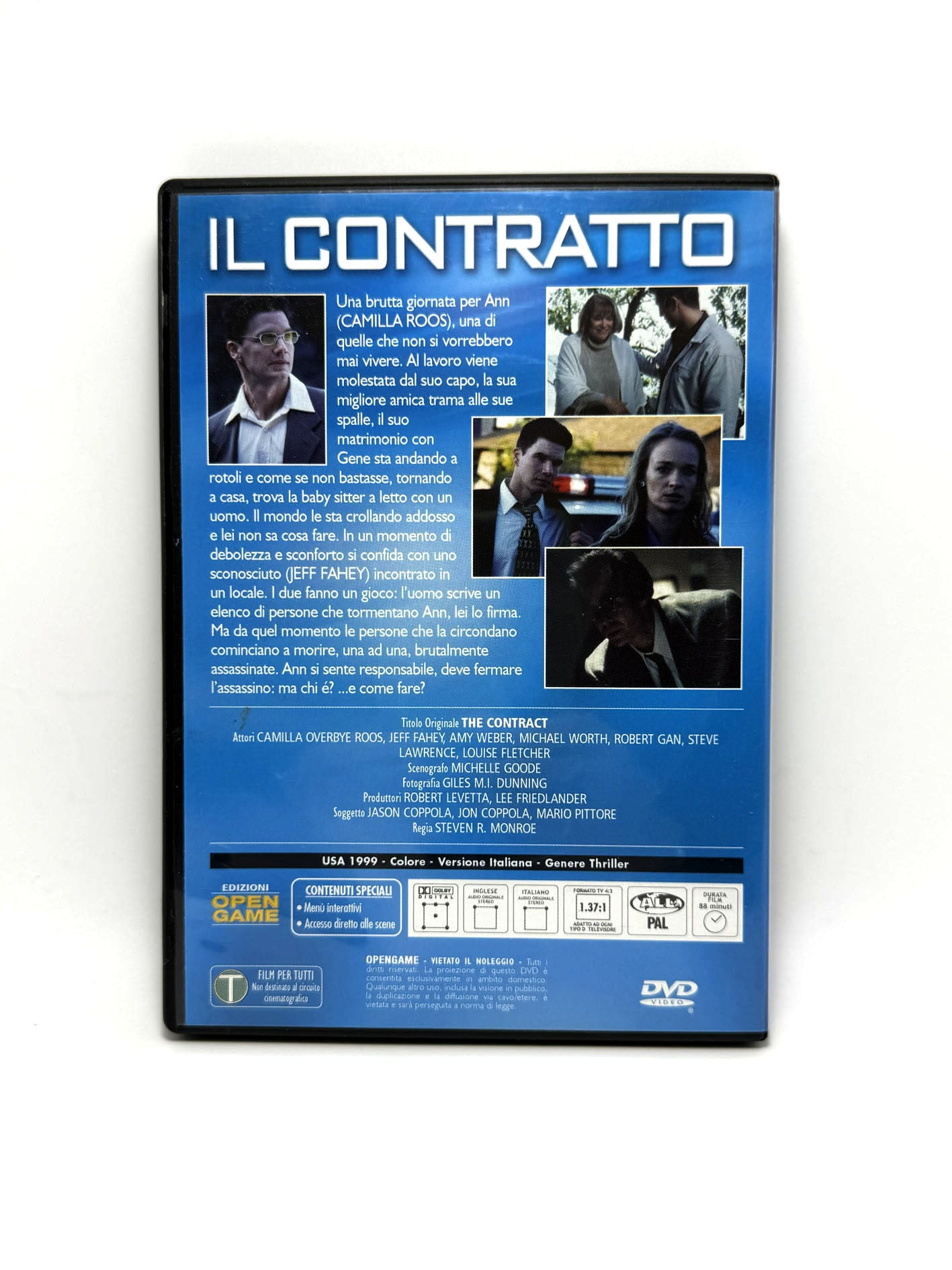 Il contratto The Contract Open Game DVD Film Movie