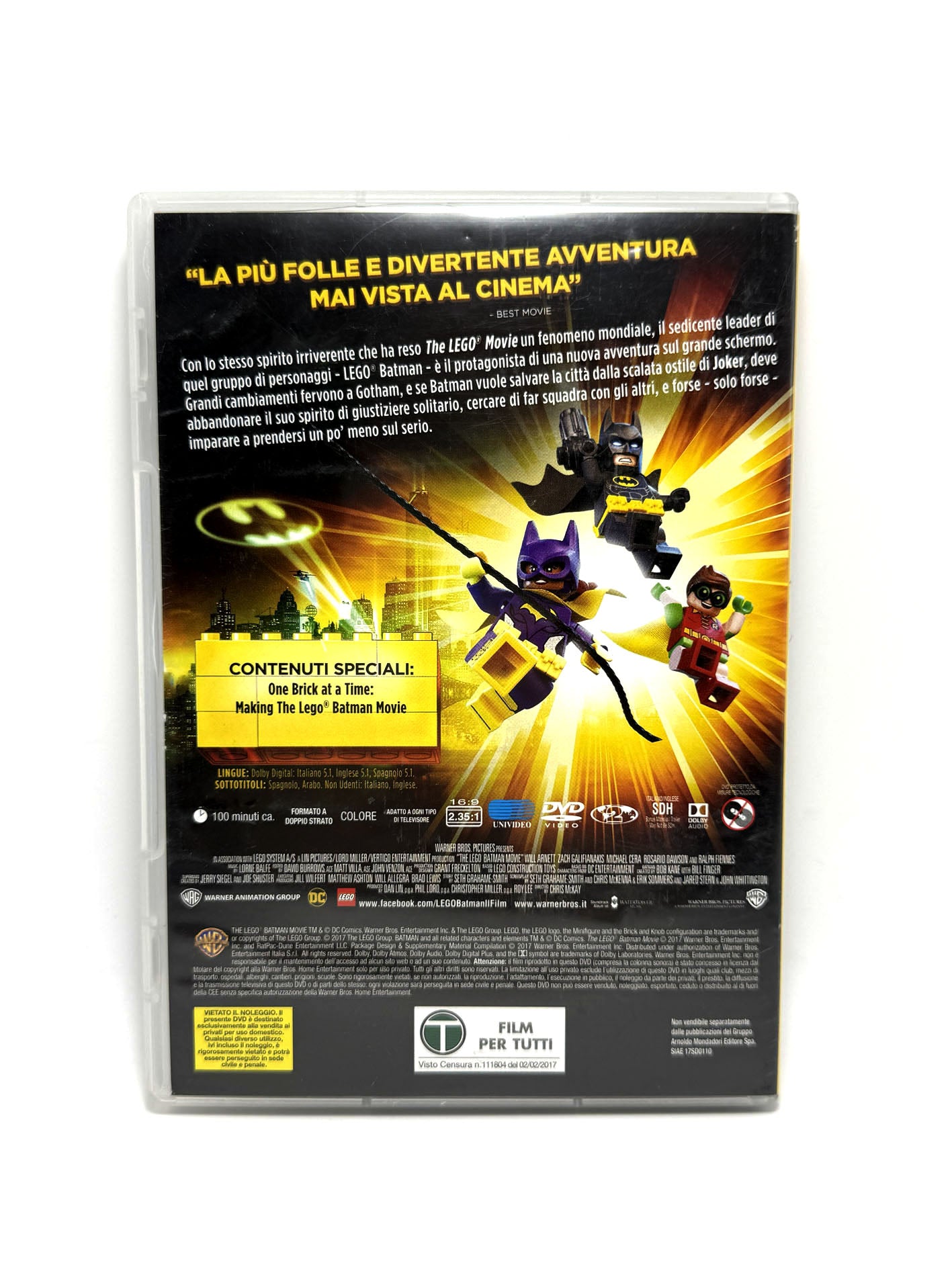 Lego Batman Il Film Mondadori DVD Film Movie