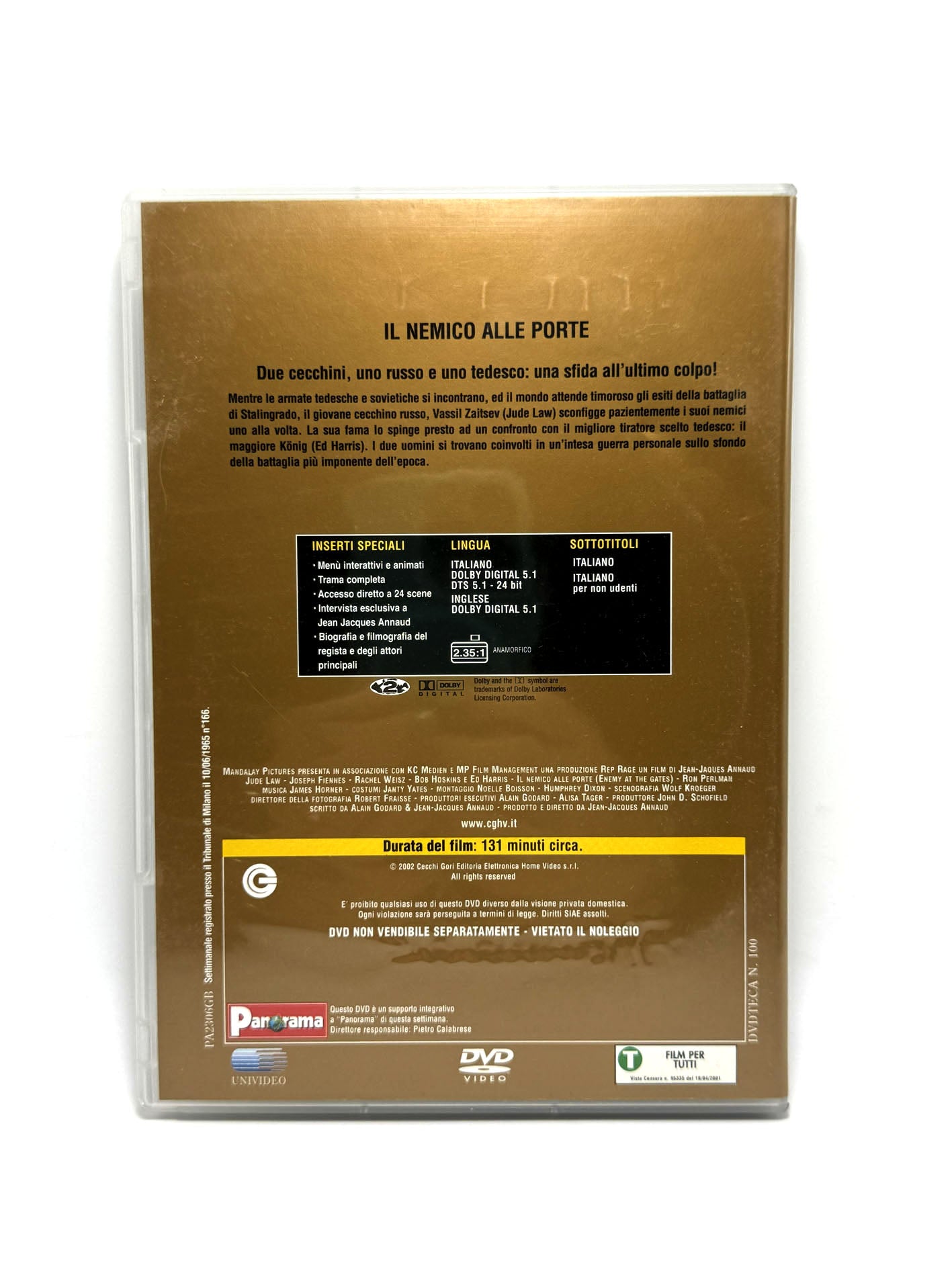 Il nemico alle porte Le grandi battaglie Panorama DVD Film Movie