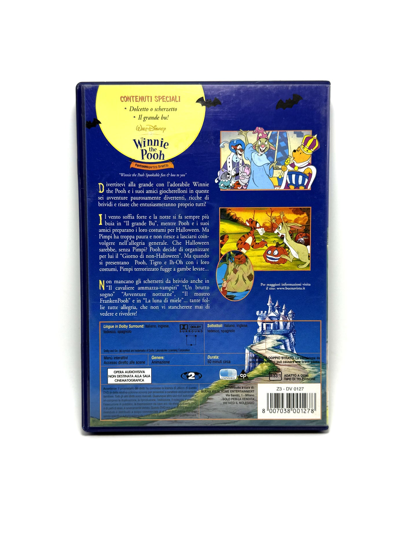 Winnie the Pooh Fantasmagorico Orsetto Disney DVD Film Movie