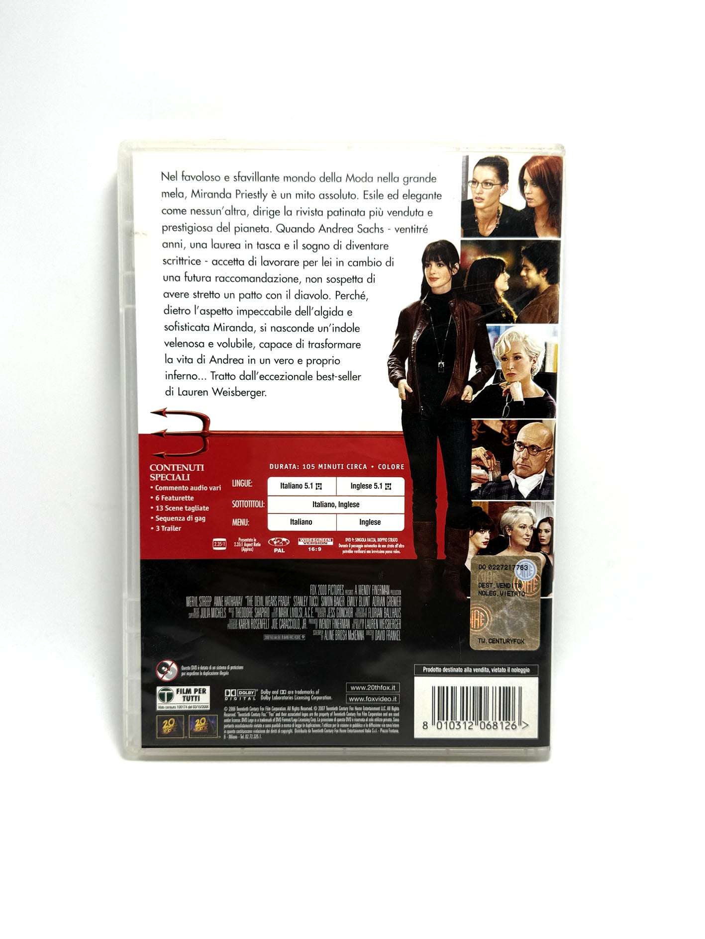 Il diavolo veste Prada DVD Film Movie