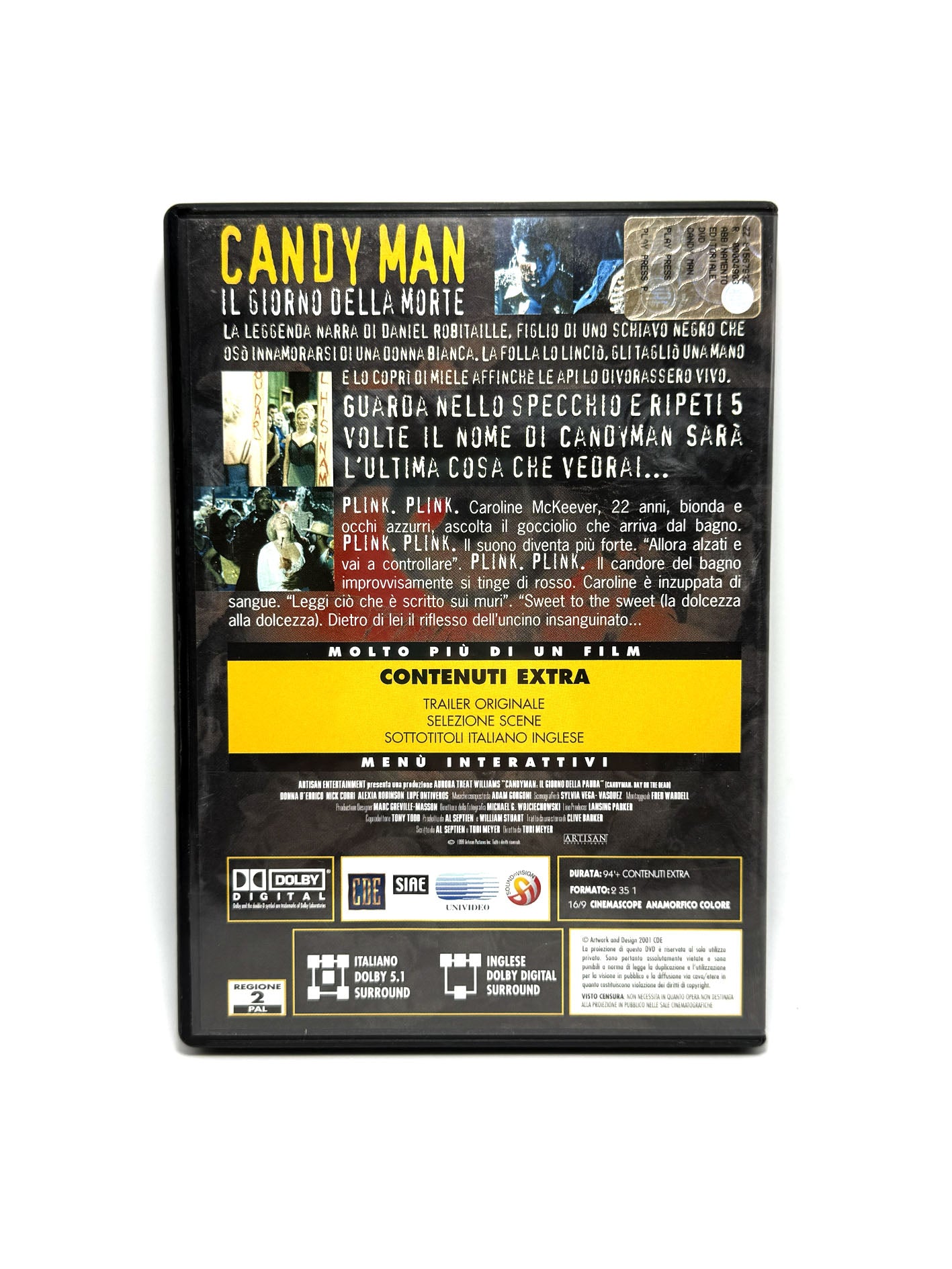 Candyman Il giorno della morte Artwork & Design DVD Film Movie