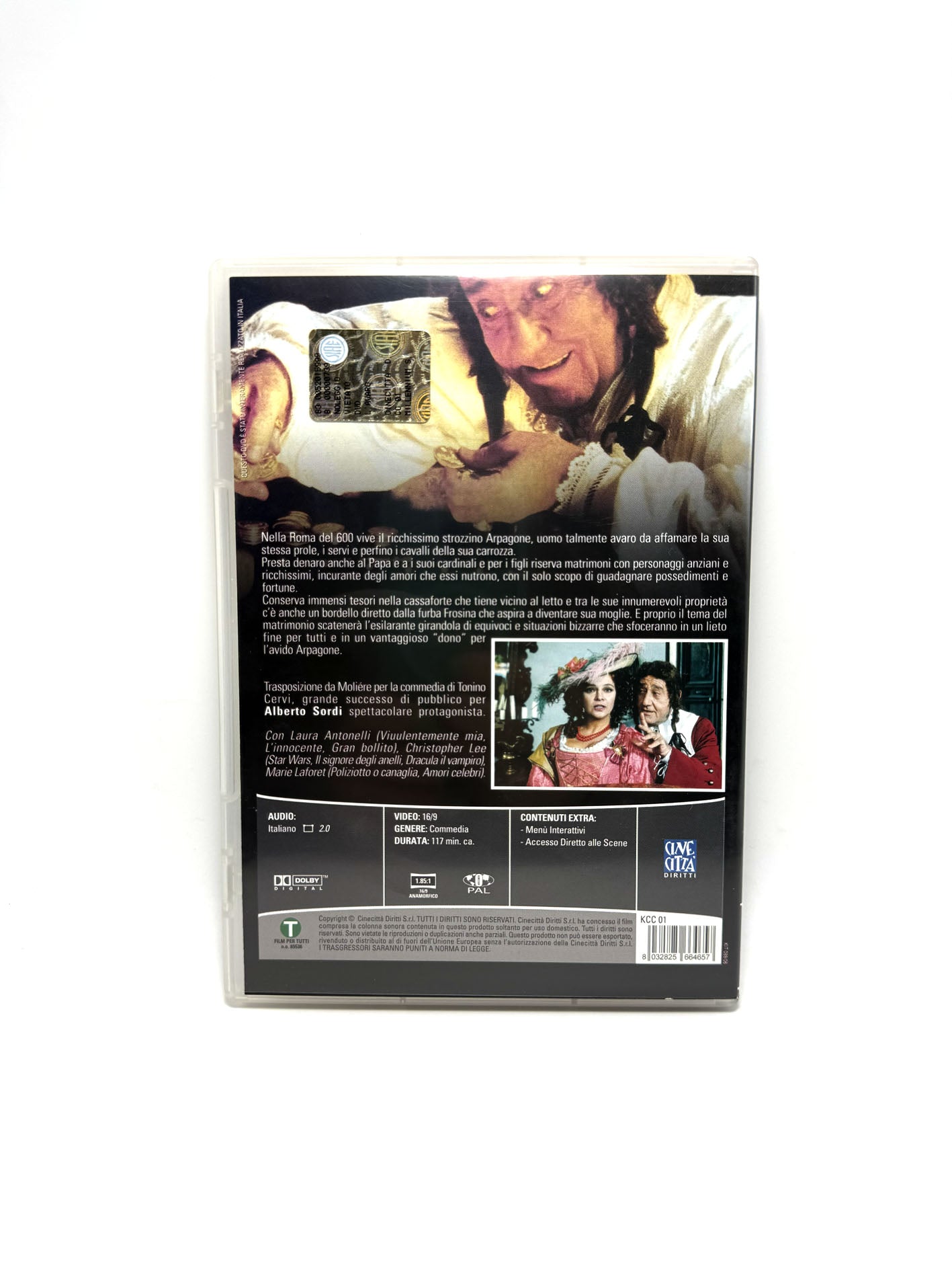 L'avaro DVD Film Movie Alberto Sordi