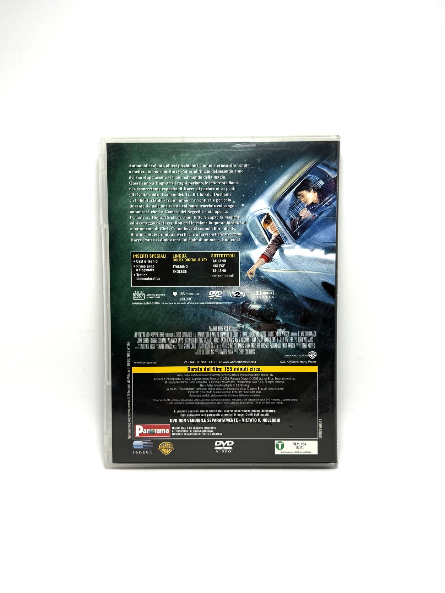 Harry Potter e la Camera dei Segreti Panorama DVD Film Movie