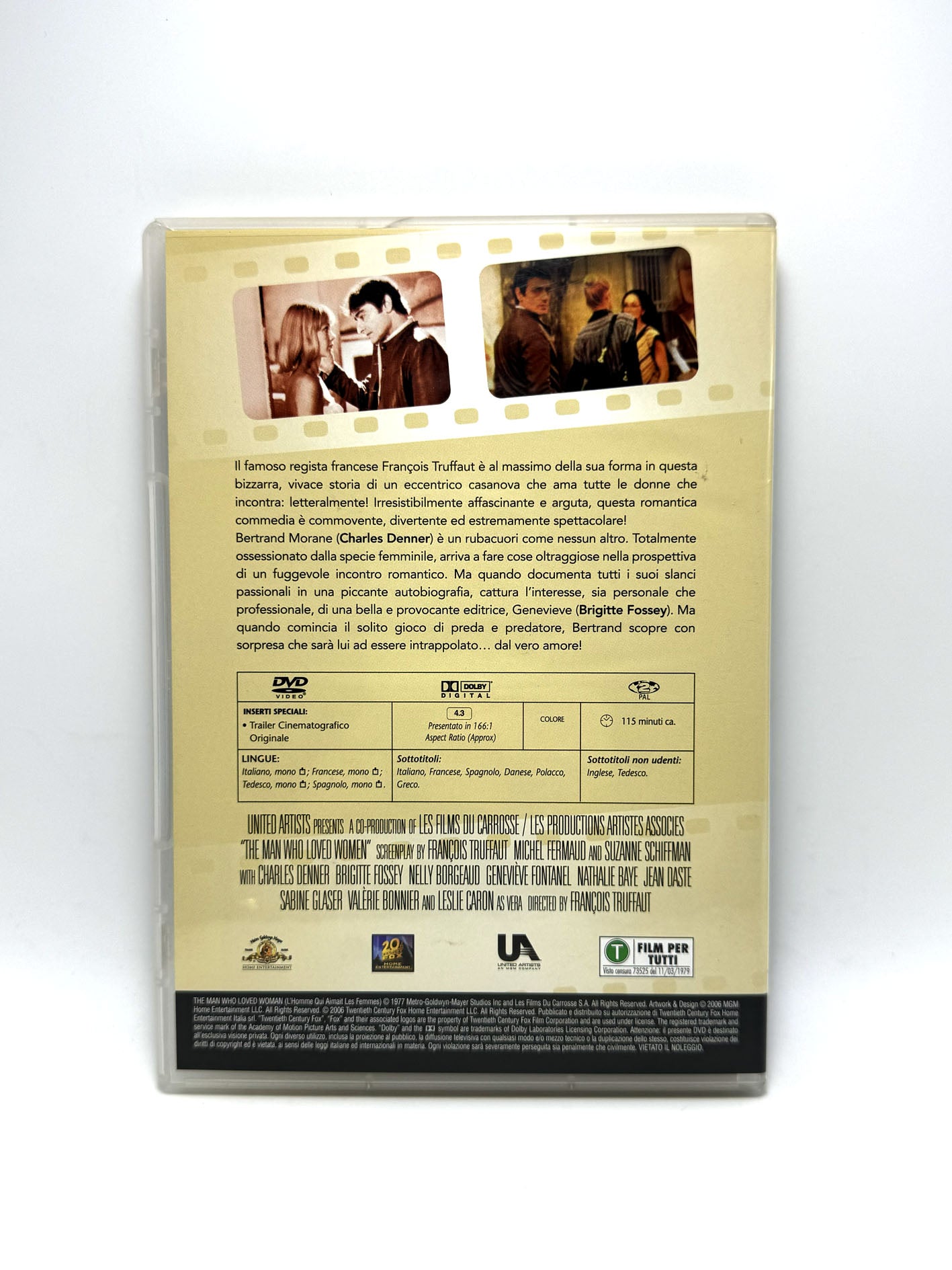 L'uomo che amava le donne Il maestro L'Espresso DVD Film Movie