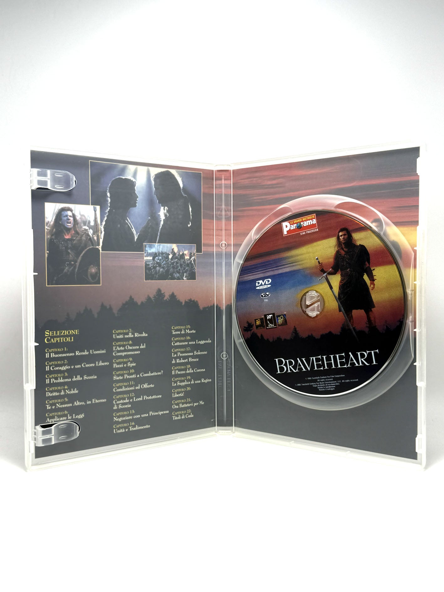 Braveheart Cuore impavido Le grandi battaglie Panorama DVD Film Movie