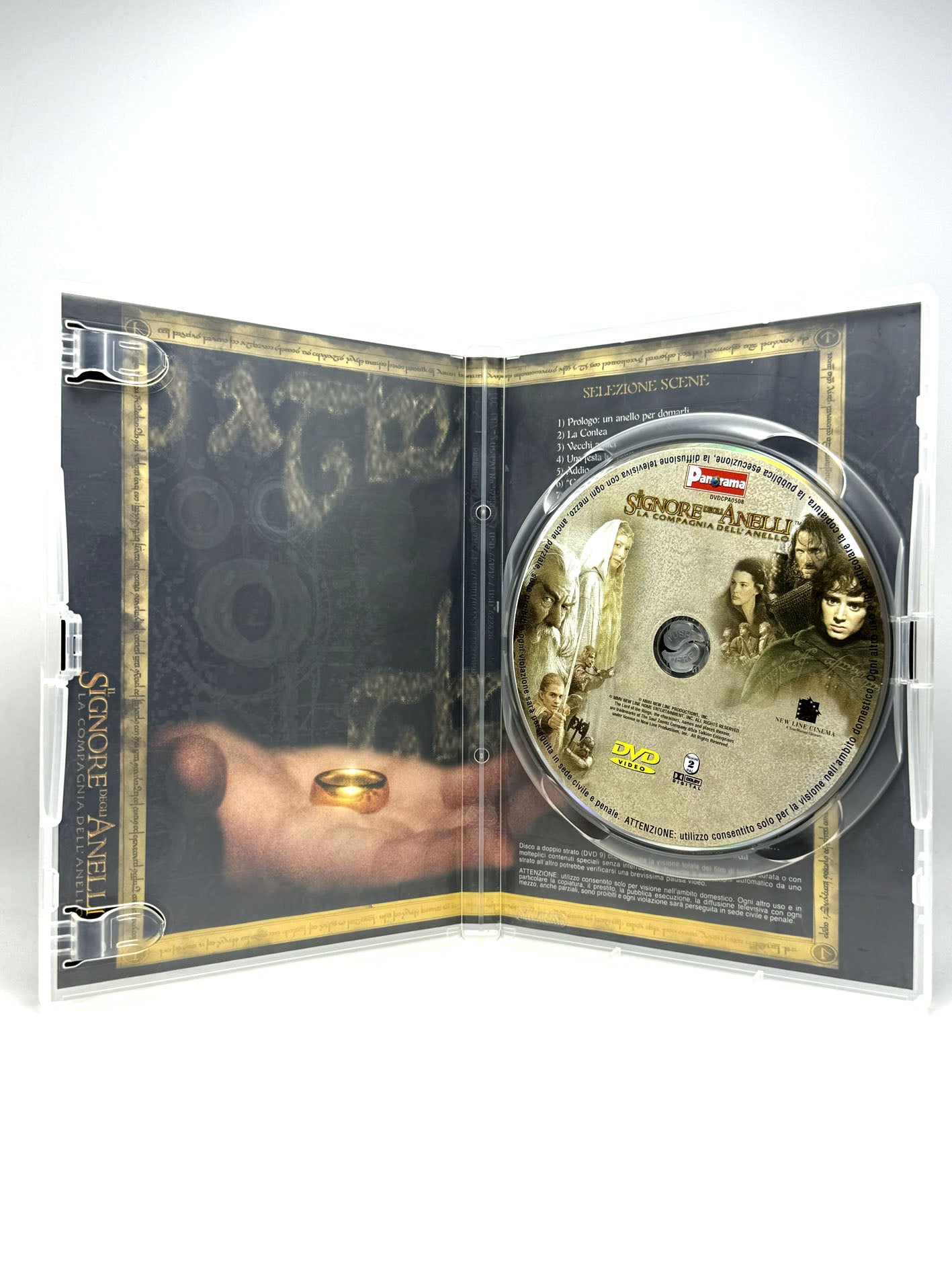 IL Signore degli anelli DVD Film Movie La compagnia dell'anello Panorama