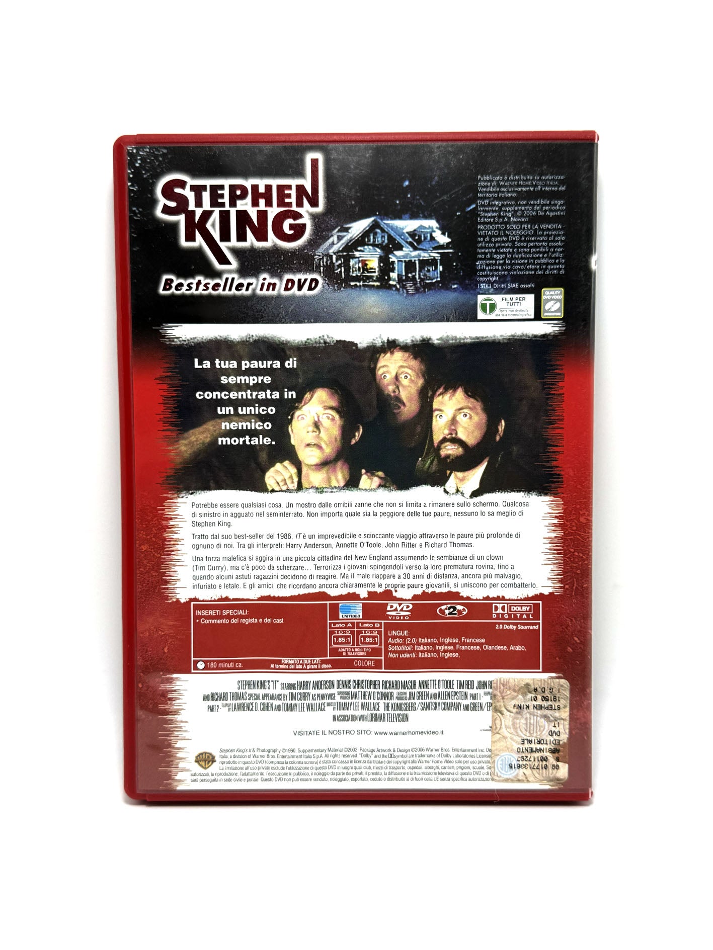 IT Horror DVD Film Movie Stephen King