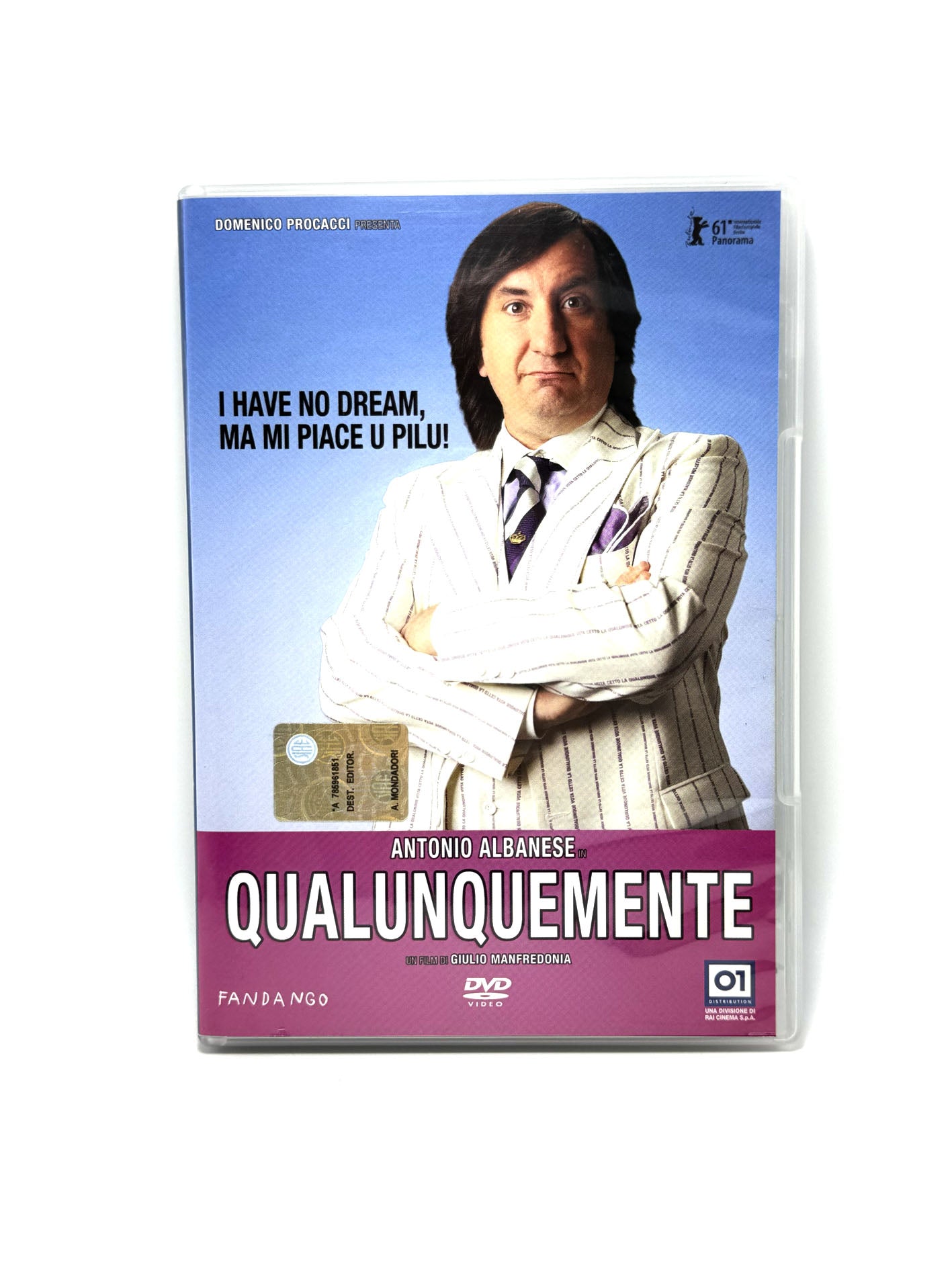 Qualunquemente Antonio Albanese DVD Film Movie Panorama
