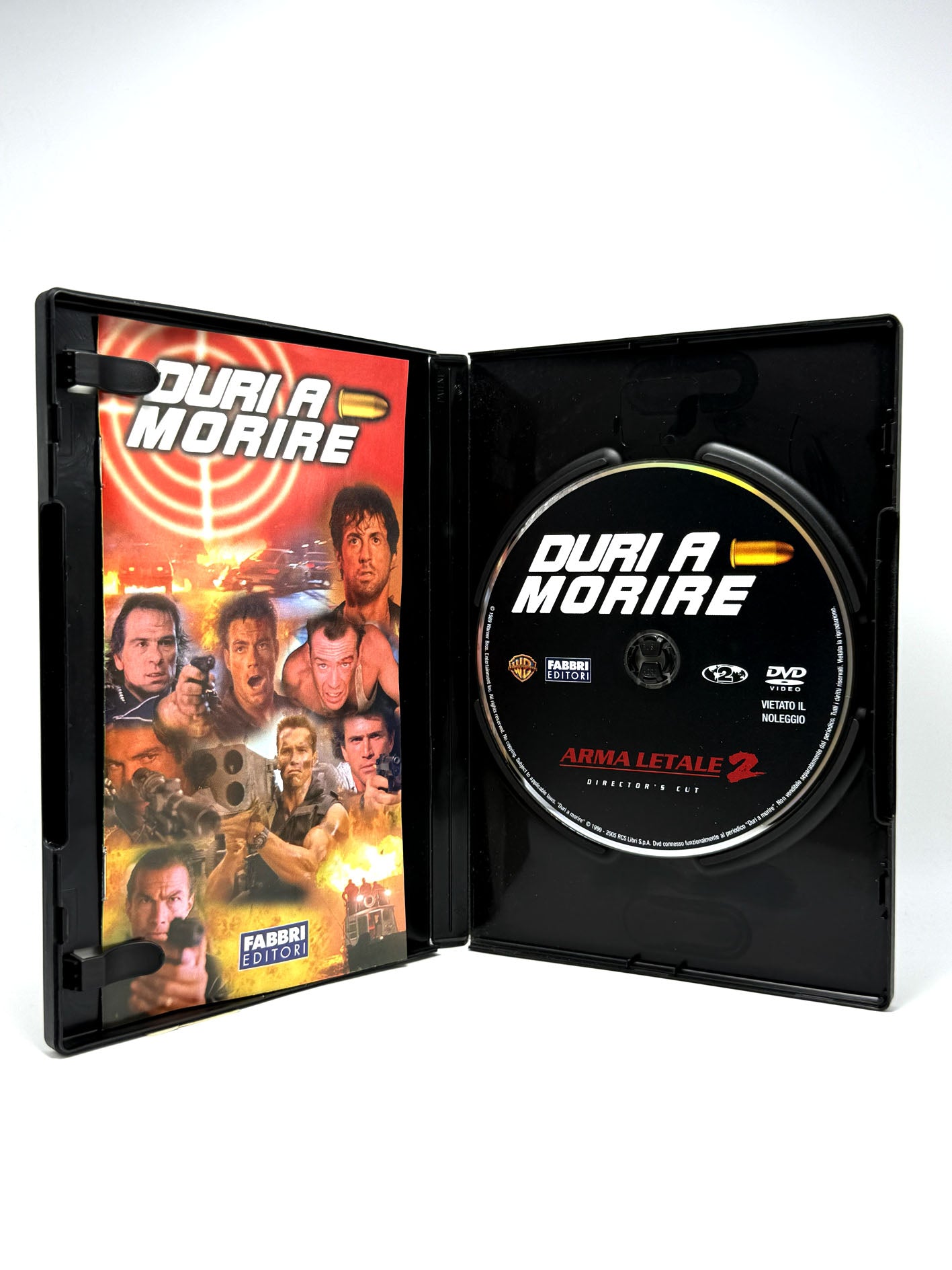 Arma letale 2 DVD Film Movie Duri a morire Mel Gibson Fabbri editori