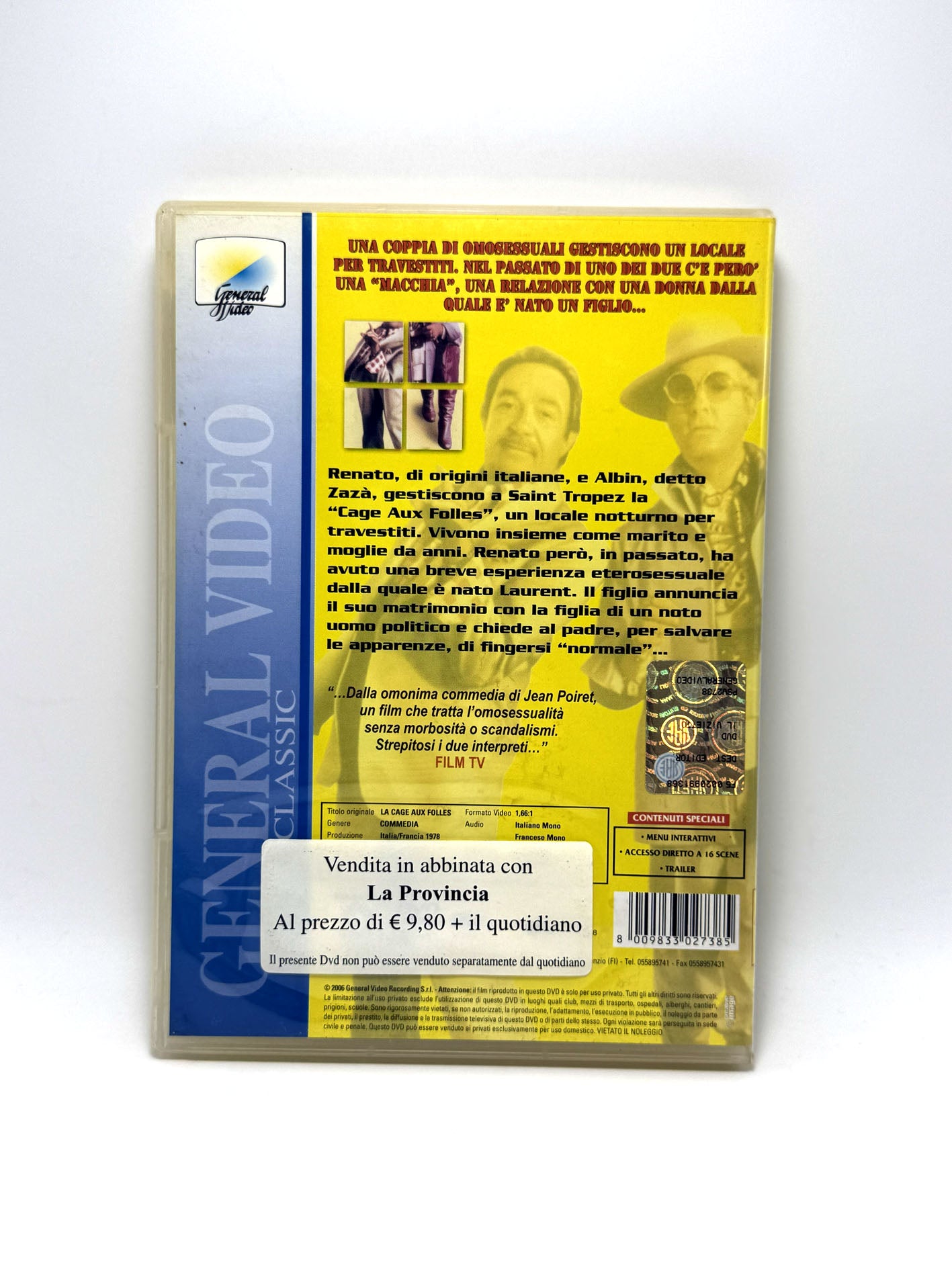 Il vizietto DVD Film Movie Tognazzi