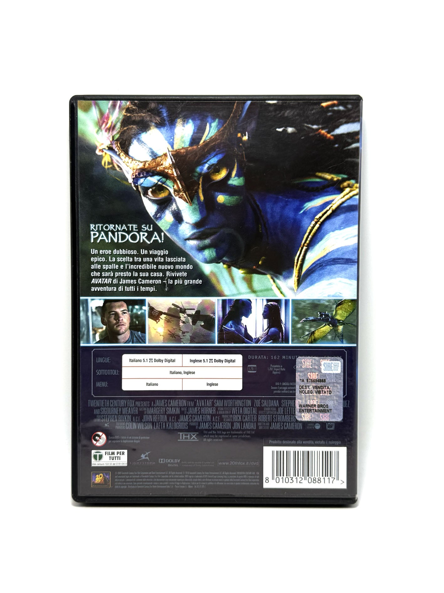 Avatar DVD Film Movie James Cameron's