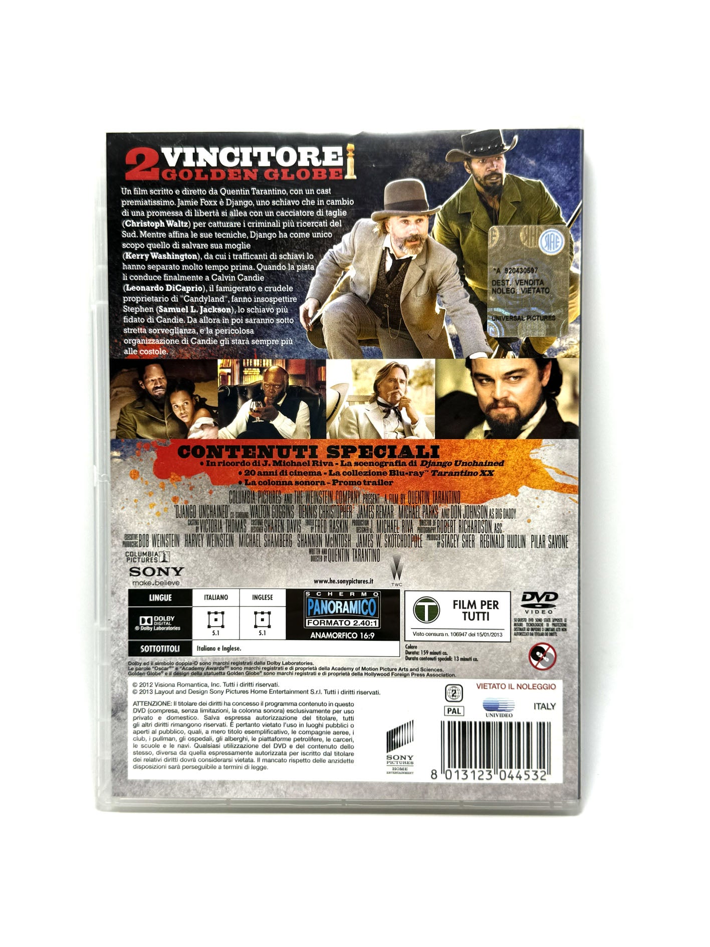 Django Unchained DVD Film Movie Quentin Tarantino