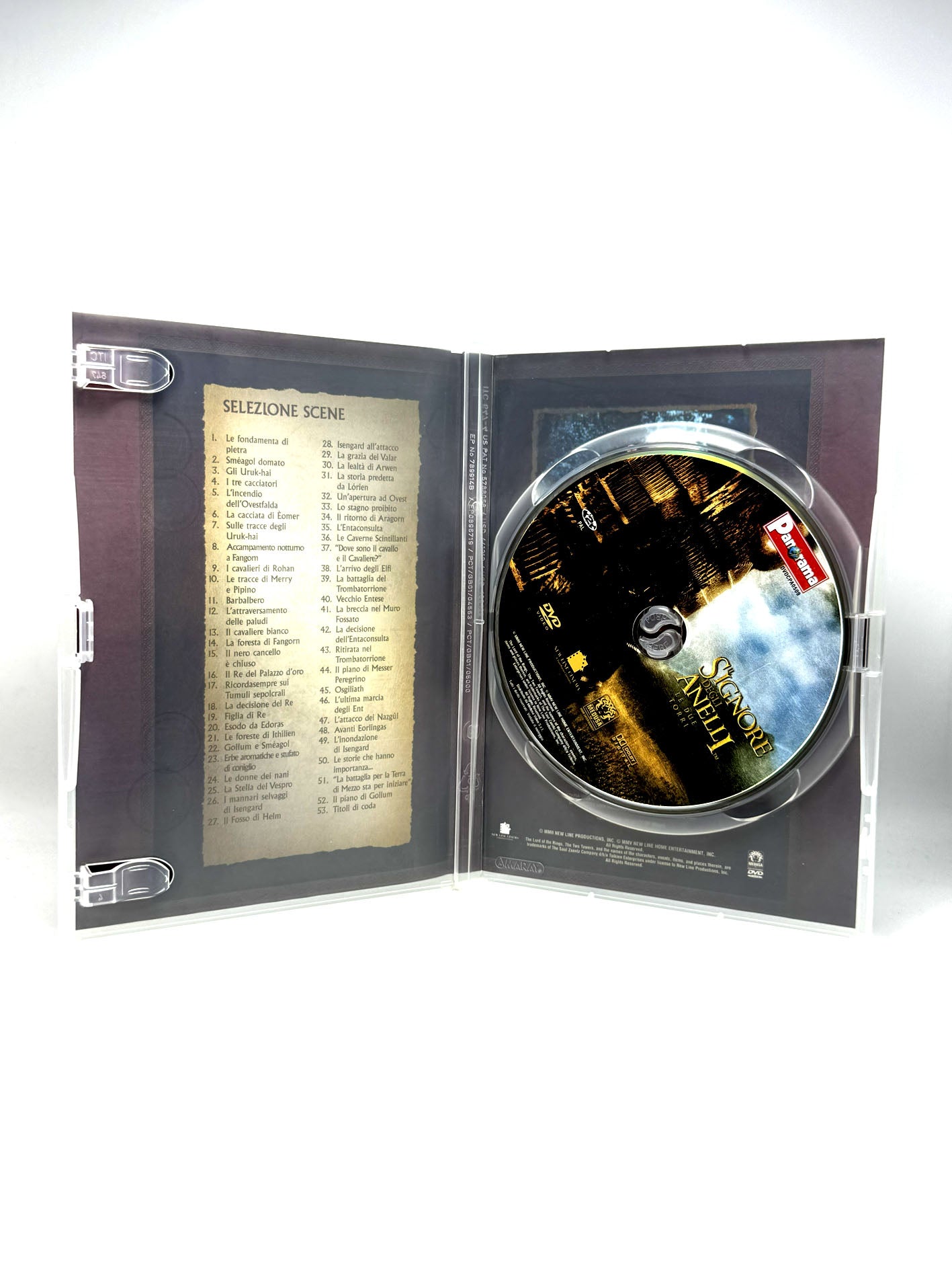 Il signore degli anelli Le due torri DVD Film Movie Panorama