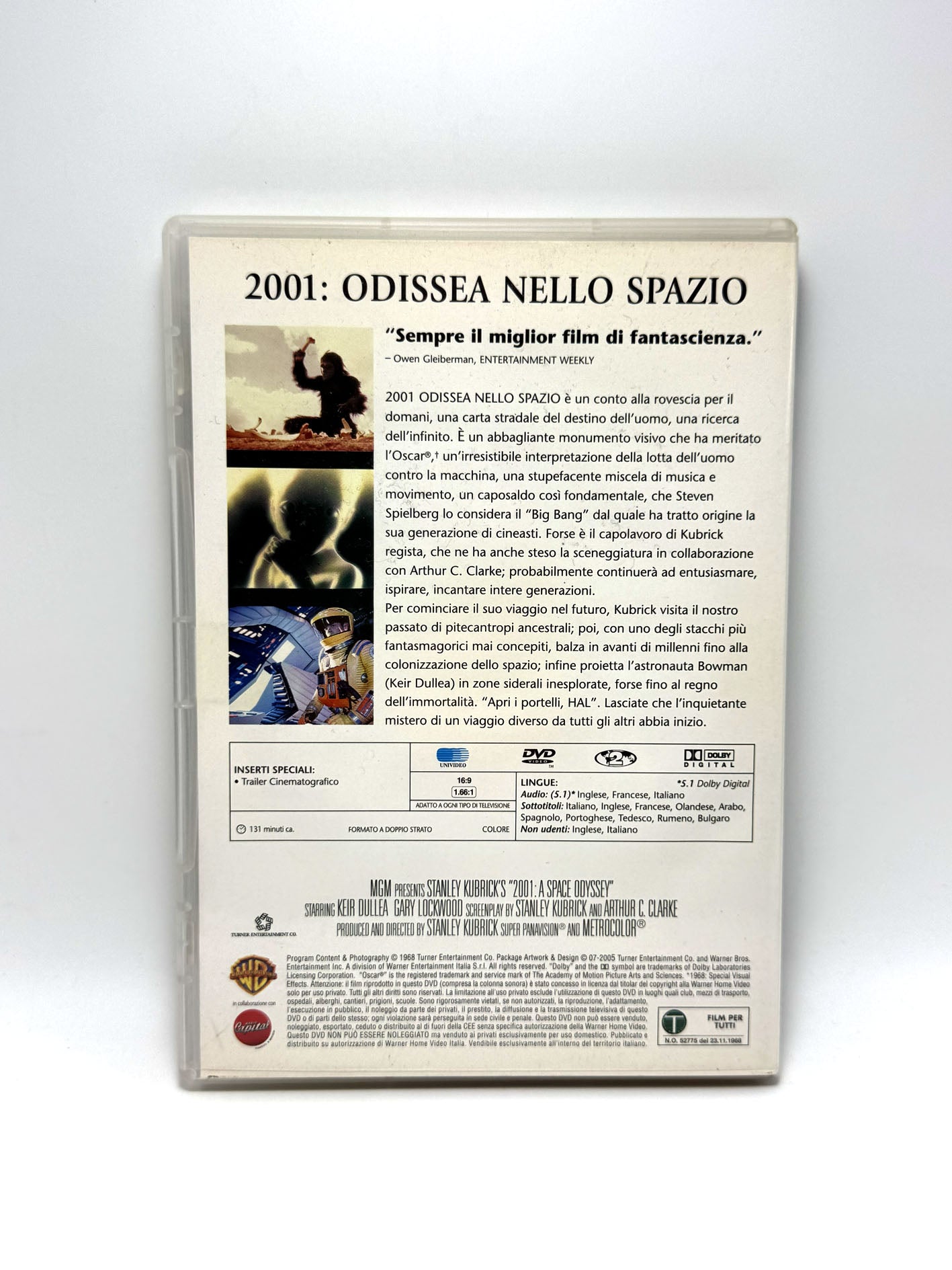 2001: Odissea nello Spazio DVD Film Movie L'Espresso Stanley Kubrick