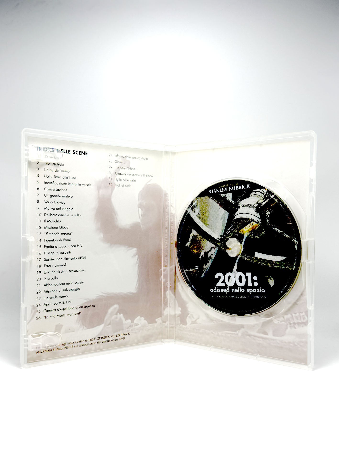 2001: Odissea nello Spazio DVD Film Movie L'Espresso Stanley Kubrick