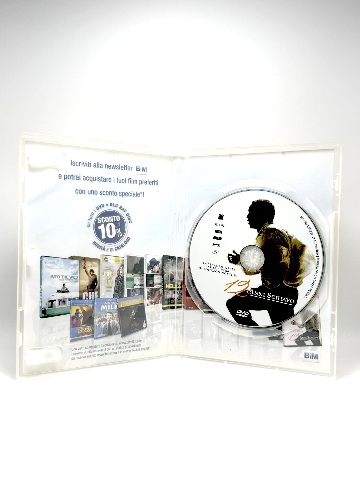 12 anni schiavo DVD Film Movie La straordinaria storia vera di Solomon Northup