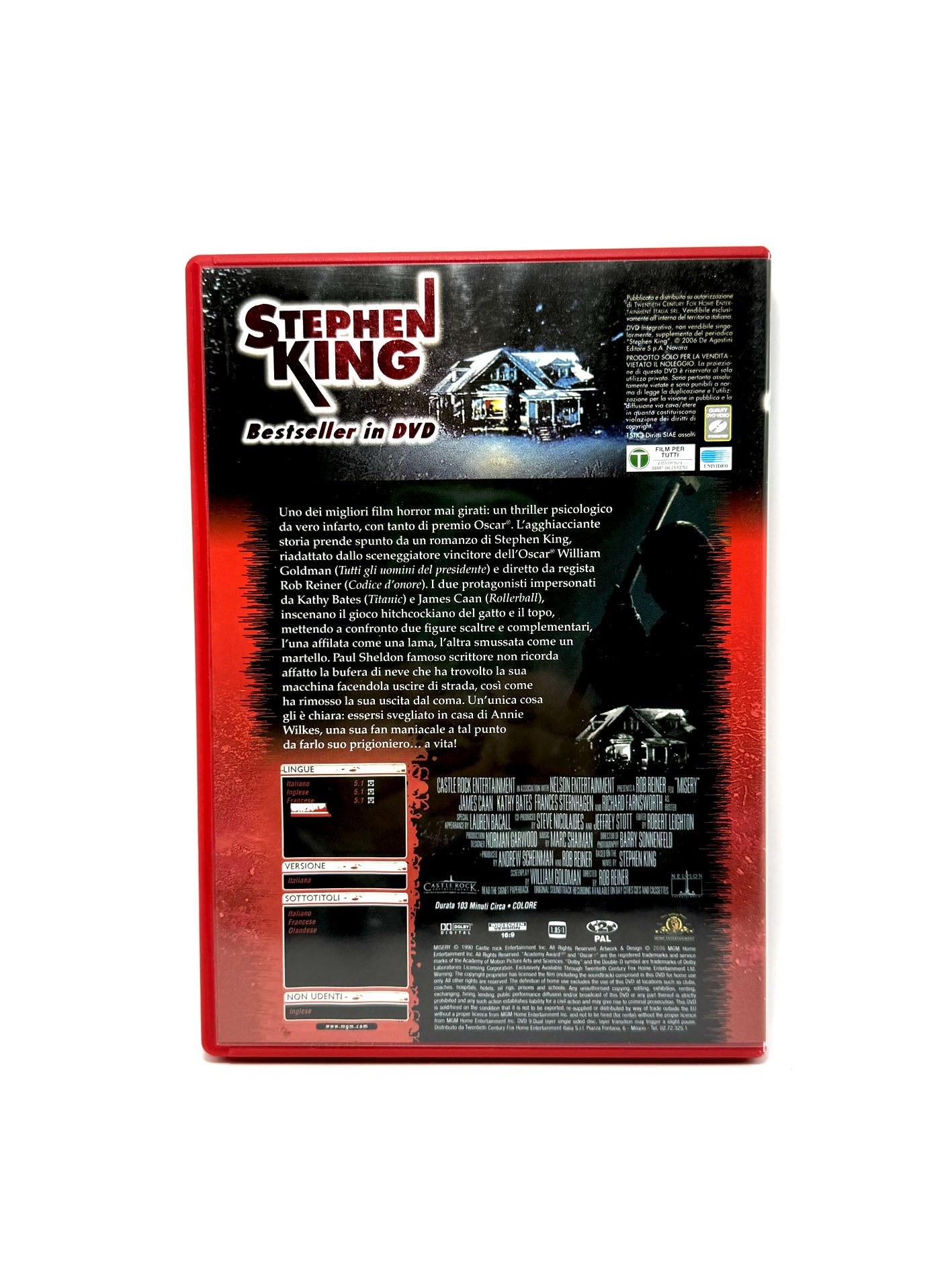 Misery non deve morire Panorama DVD Film Movie Stephen King Horror
