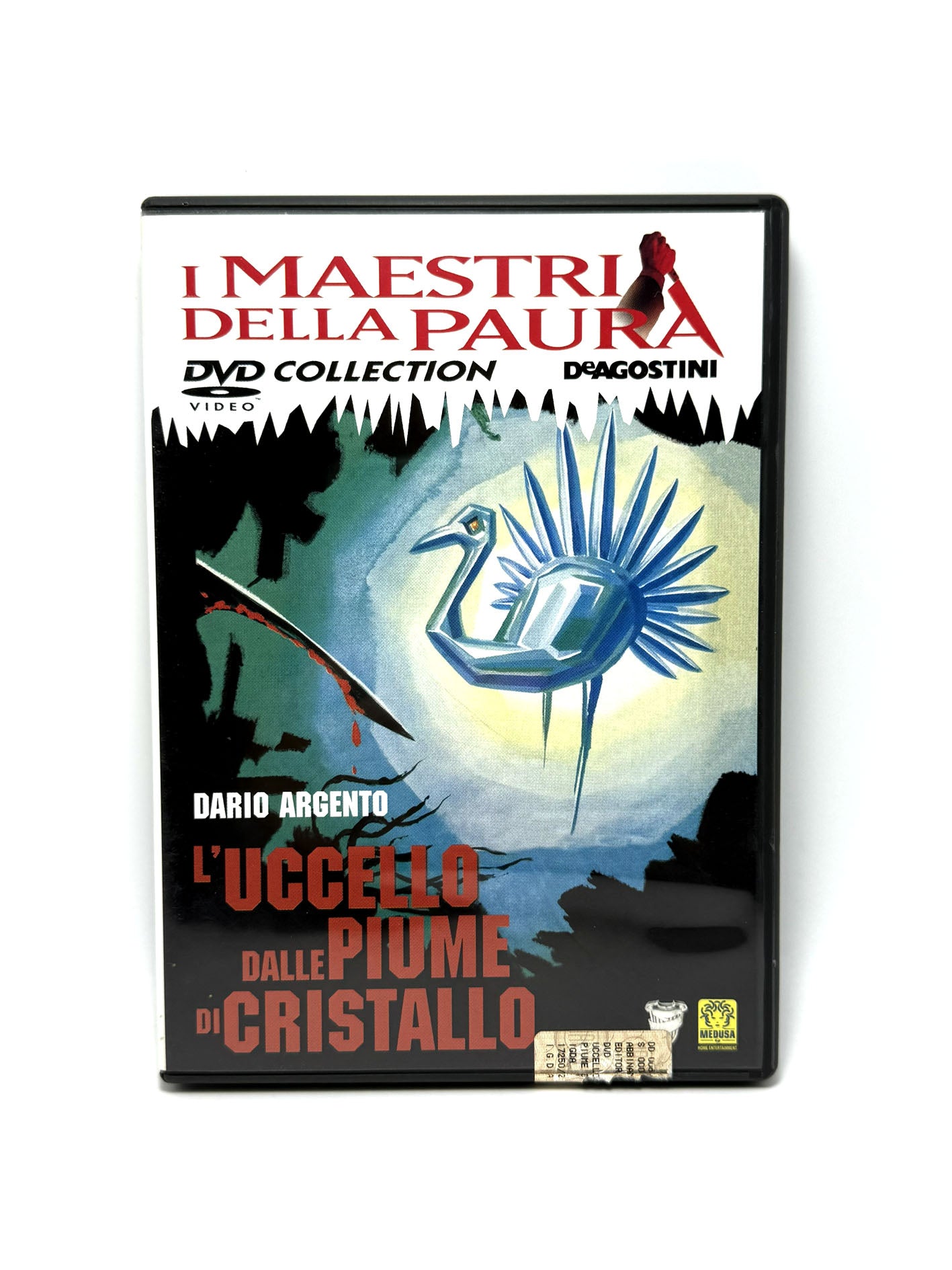 L'uccello dalle piume di cristallo DVD Film Movie Dario Argento De Agostini