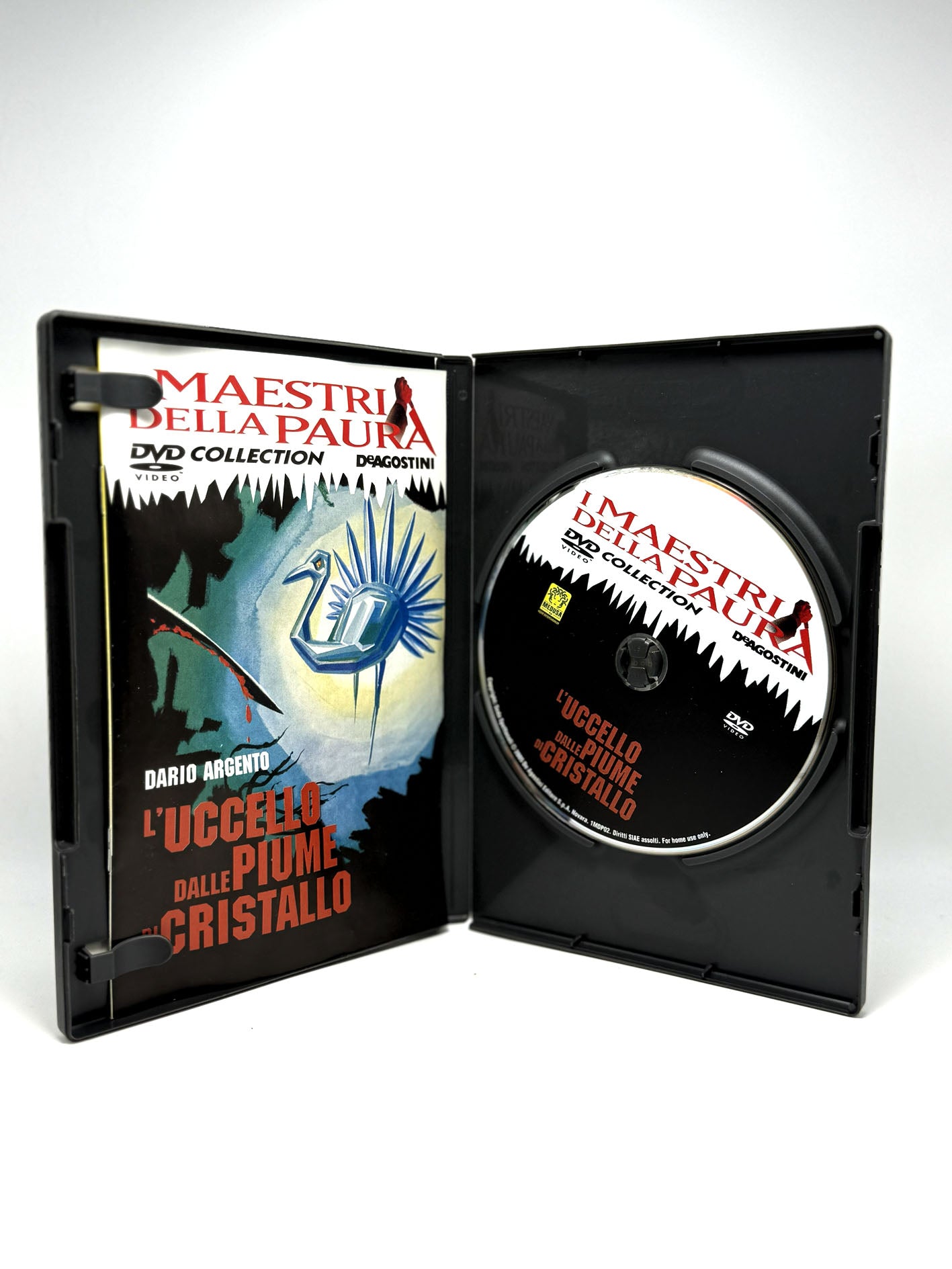 L'uccello dalle piume di cristallo DVD Film Movie Dario Argento De Agostini