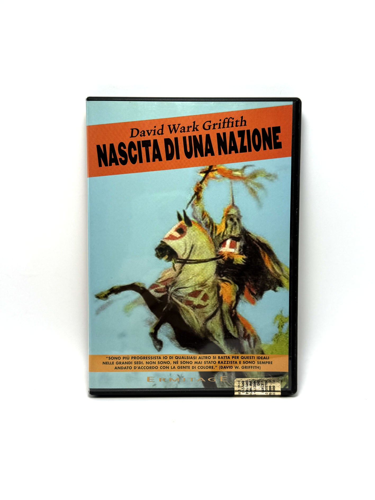 Nascita di una nazione DVD Film Movie David Wark Griffith