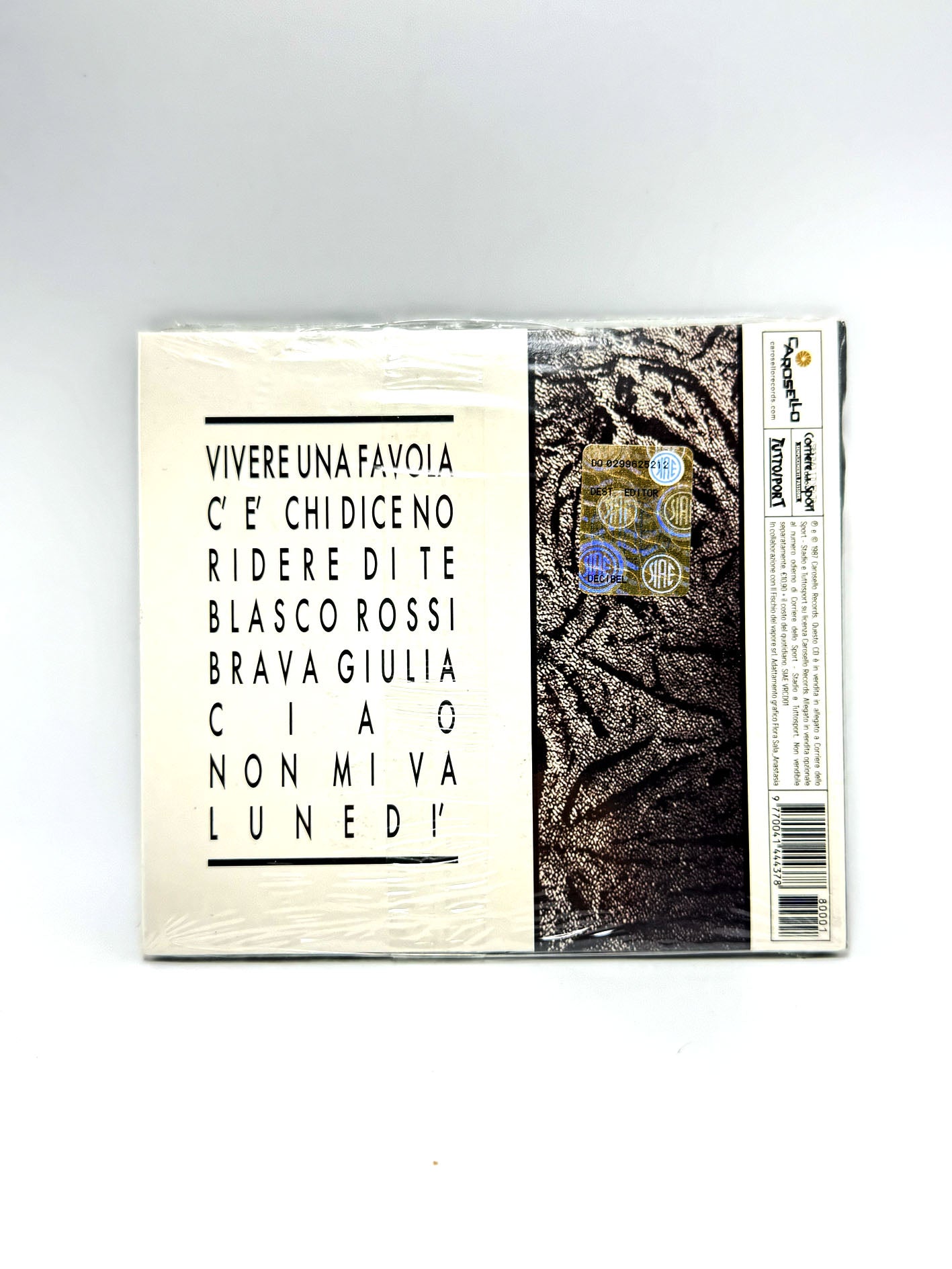 Vasco C'è Chi dice no CD Ristampa Digipack Corriere dello sport