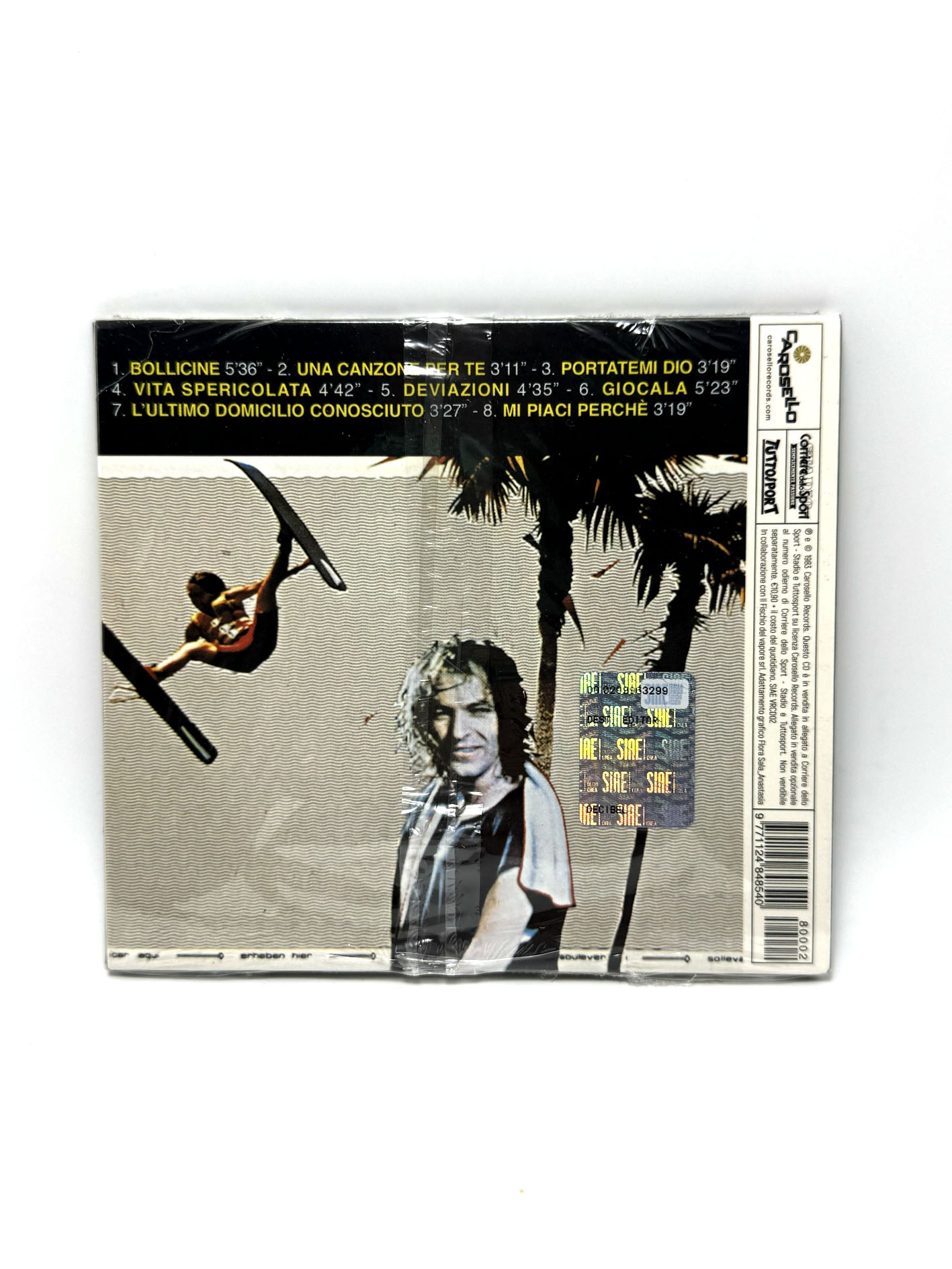 Vasco Rossi Bollicine CD Ristampa Digipack Corriere dello sport