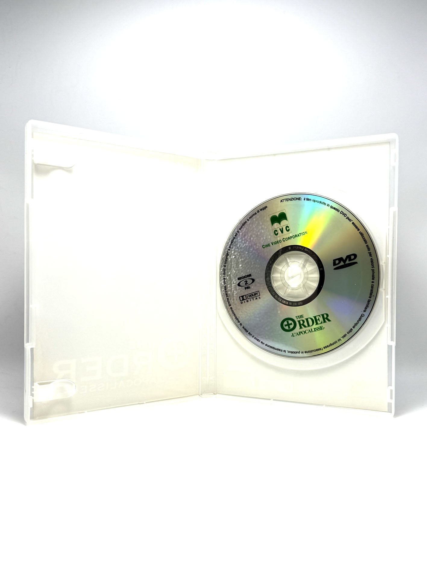The Order L'apocalisse DVD Film Movie Jean-Claude Van Damme