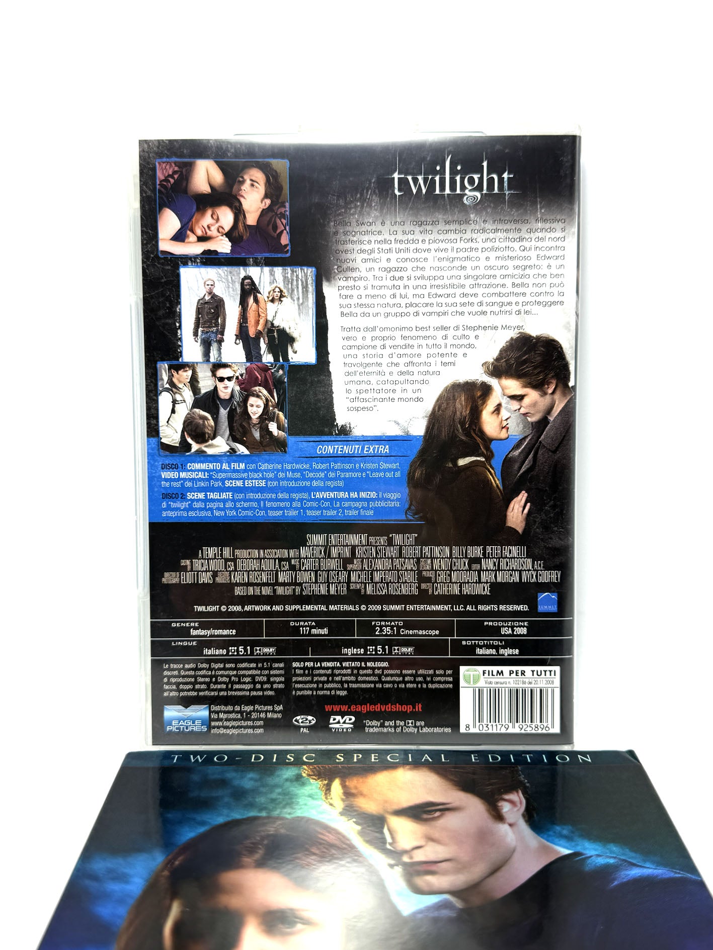 Twilight Special Edition DVD Film Movie Bella Edward Contenuti extra