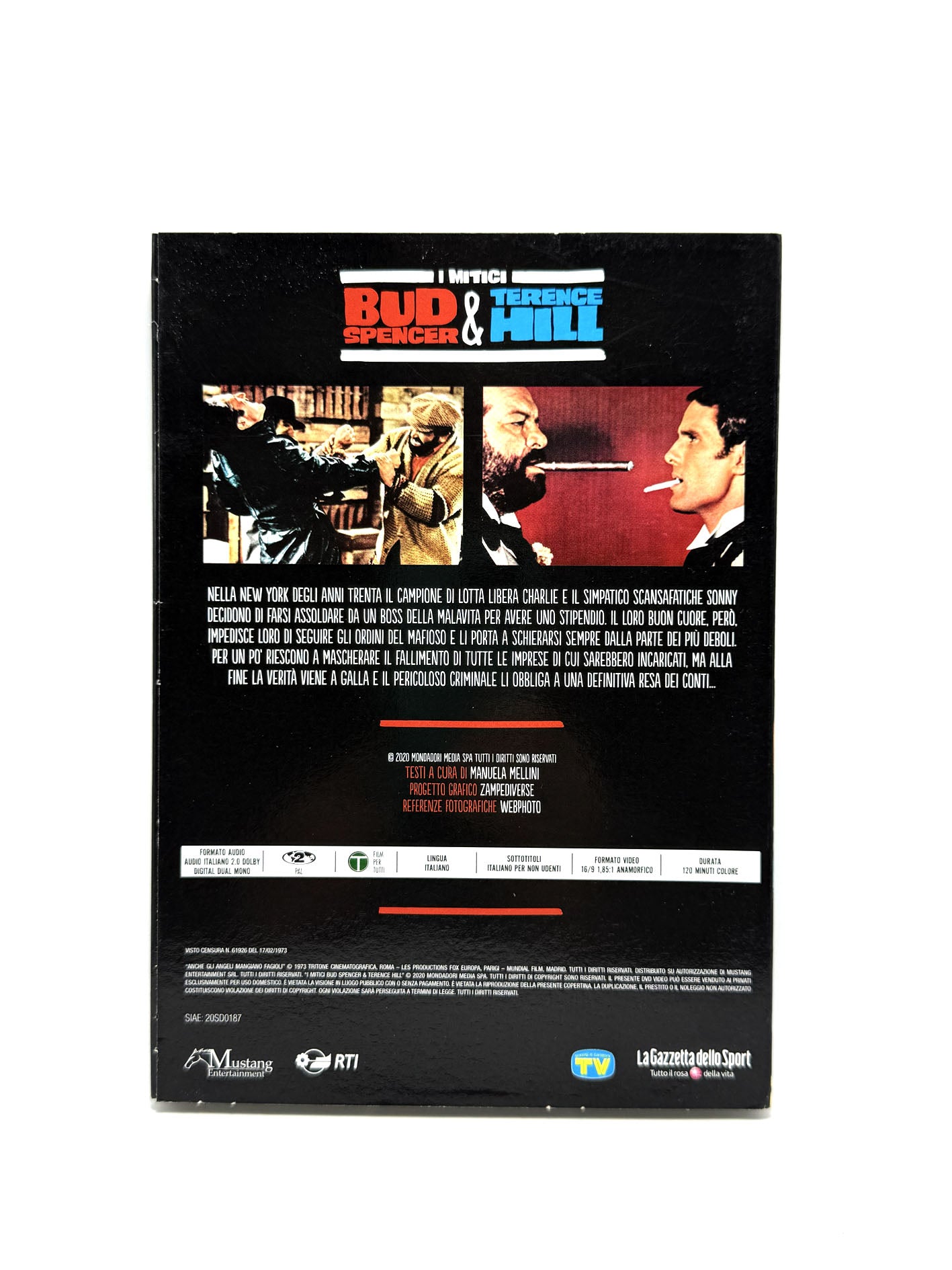 Anche gli angeli mangiano fagioli  DVD Film Movie Bud Spencer Terence Hill Giuliano Gemma
