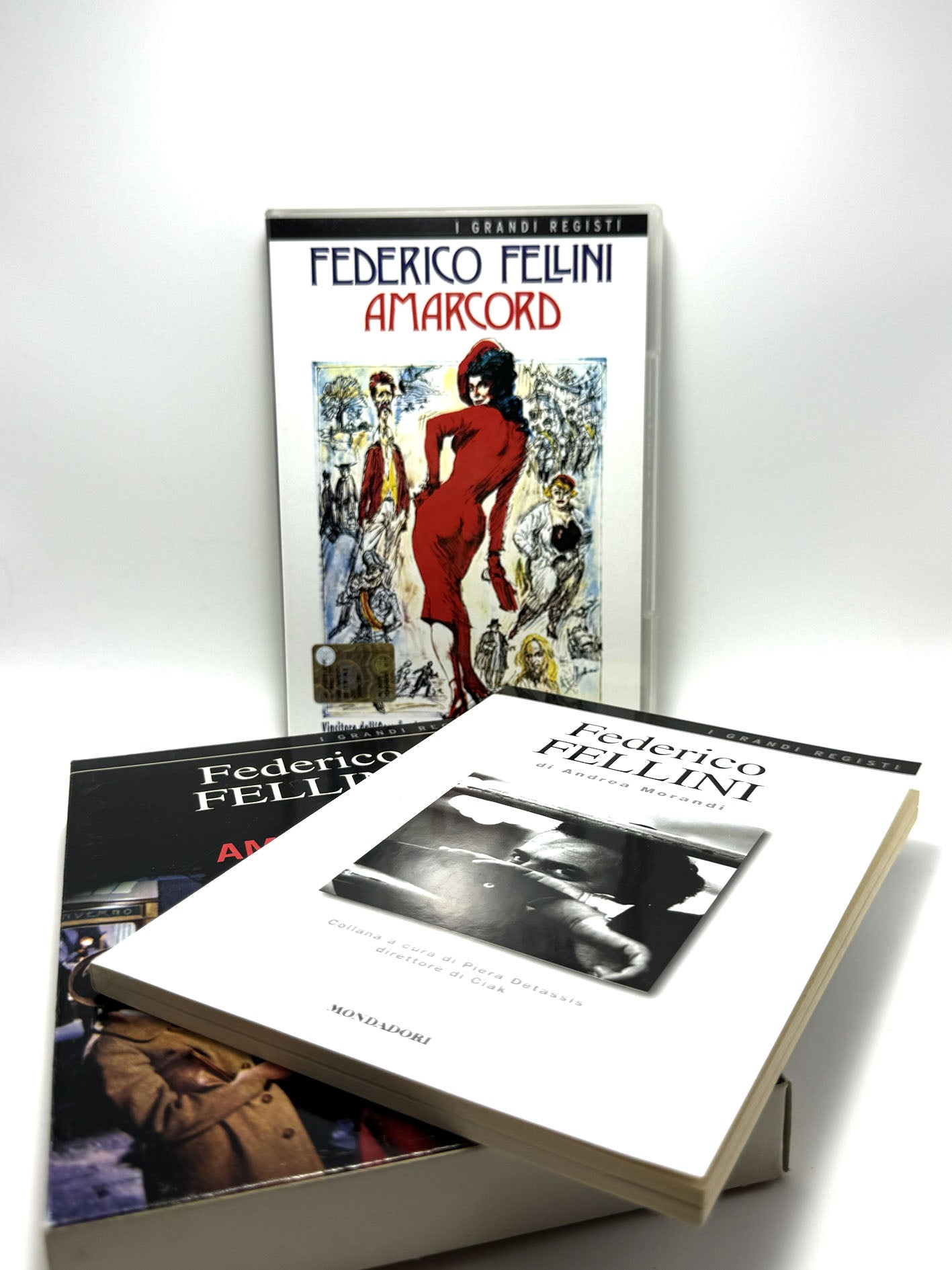 Federico Fellini Amarcord DVD + libro Andrea Morandi Box I grandi registi