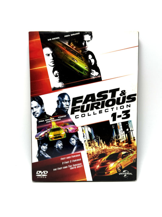 Fast & Furious Collection Cofanetto DVD 1-3 Vin Diesel Paul Walker
