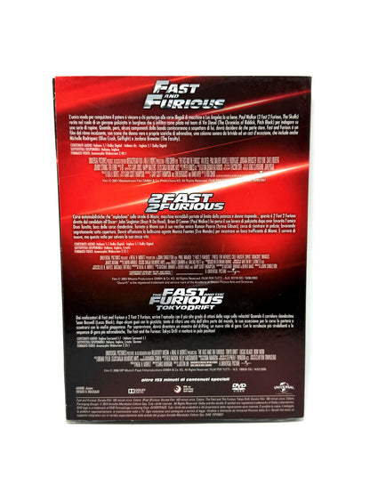 Fast & Furious Collection Cofanetto DVD 1-3 Vin Diesel Paul Walker