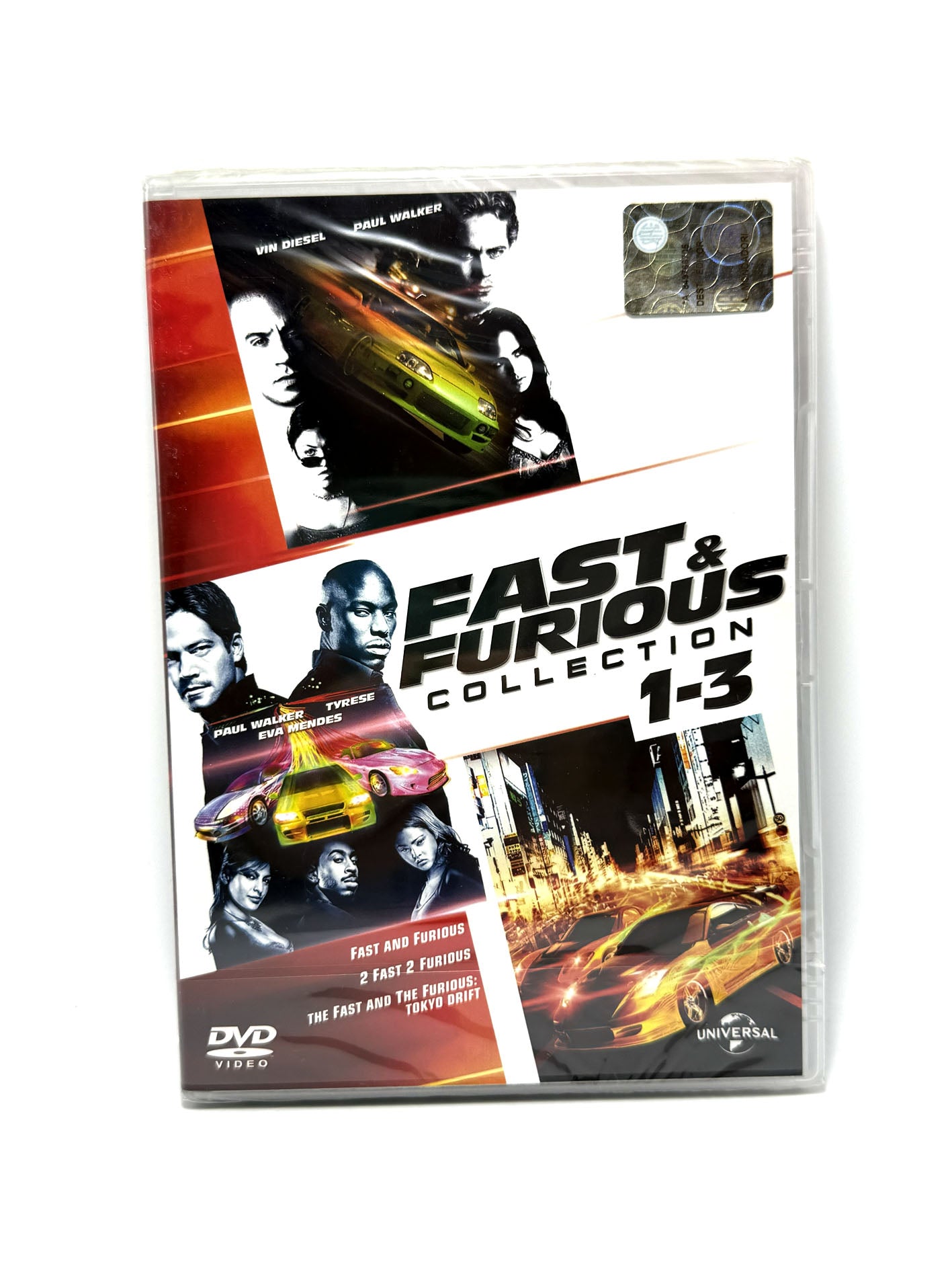 Fast & Furious Collection Cofanetto DVD 1-3 Vin Diesel Paul Walker