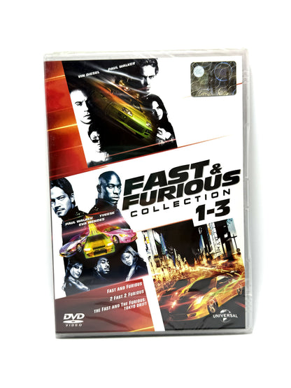 Fast & Furious Collection Cofanetto DVD 1-3 Vin Diesel Paul Walker