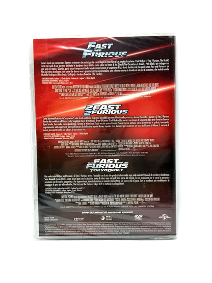 Fast & Furious Collection Cofanetto DVD 1-3 Vin Diesel Paul Walker